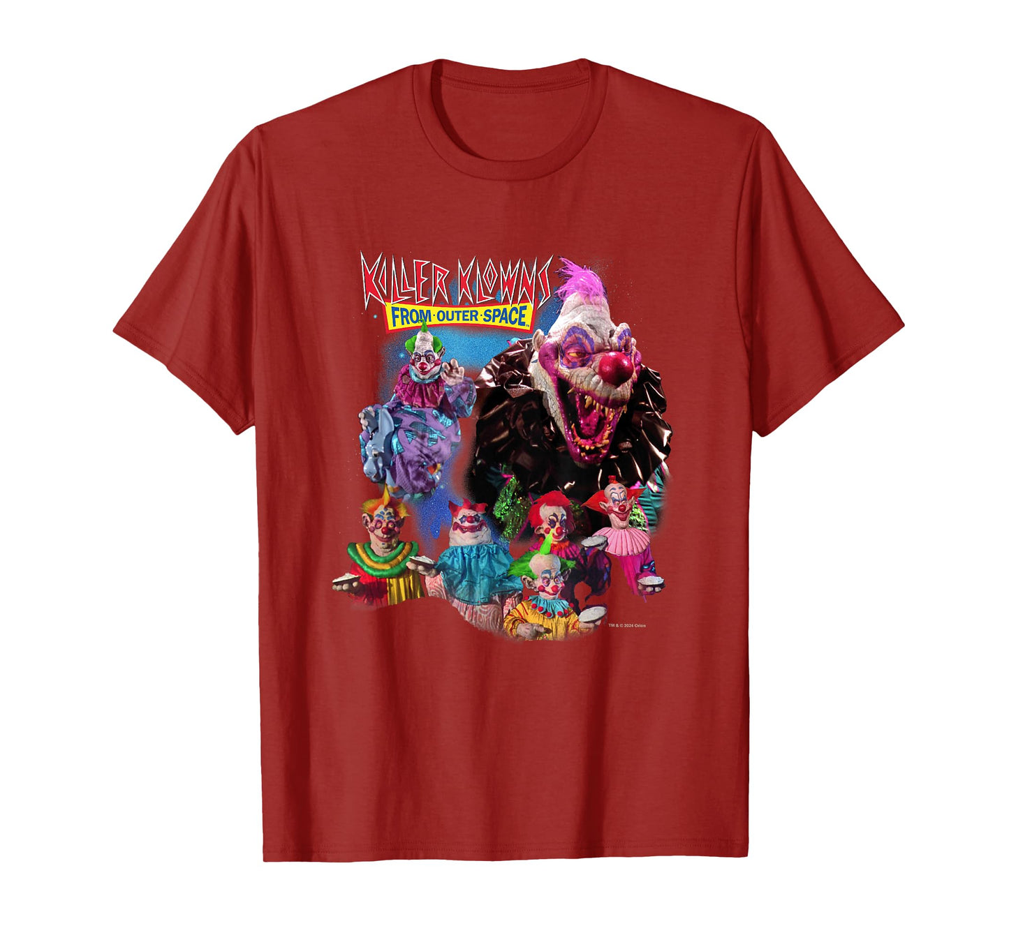 Killer Klowns from Outer Space Vintage Group Shot T-Shirt