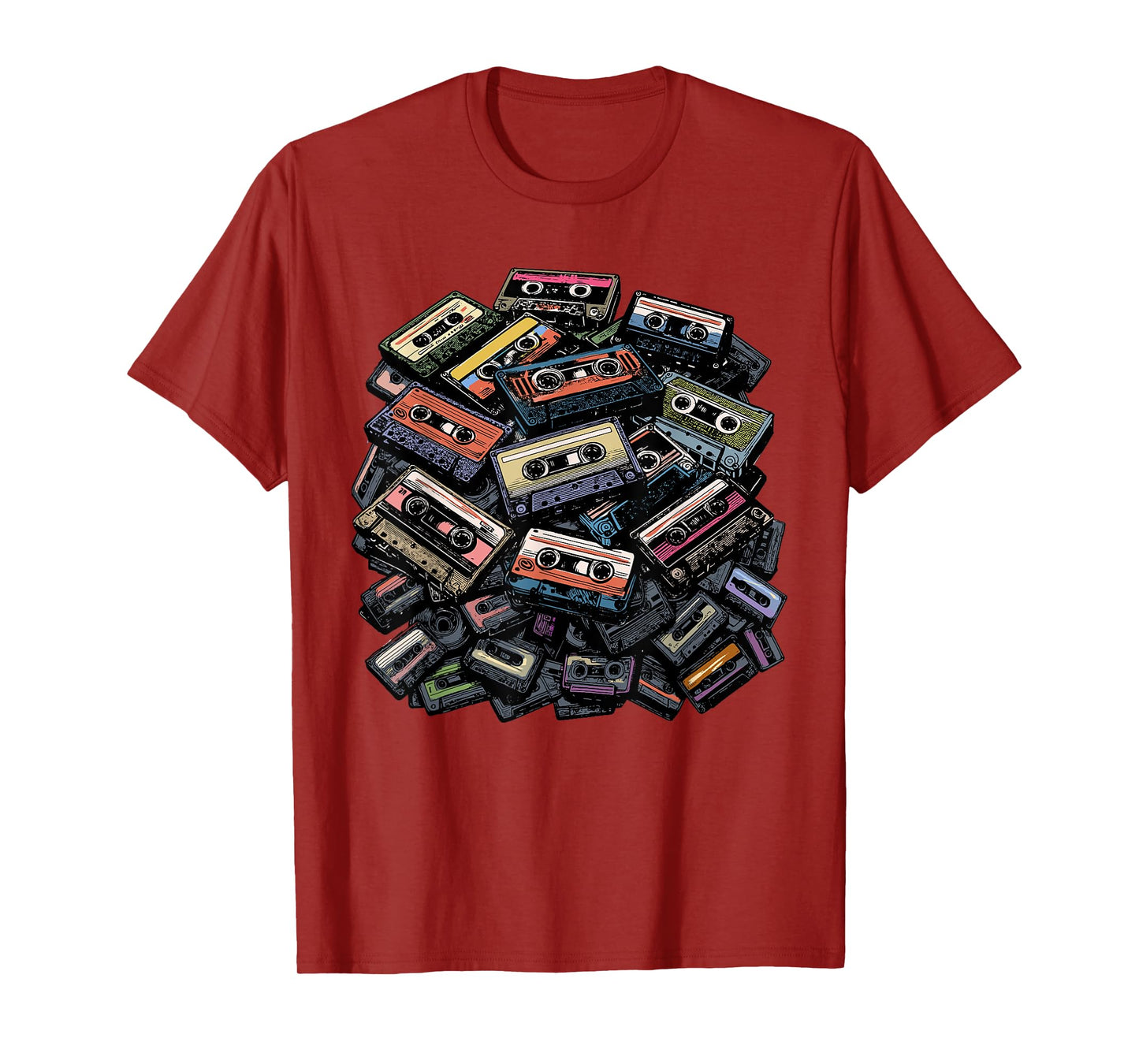 Mixtapes Shirt Vintage Cassette Tapes 1980s Radio Music T-Shirt