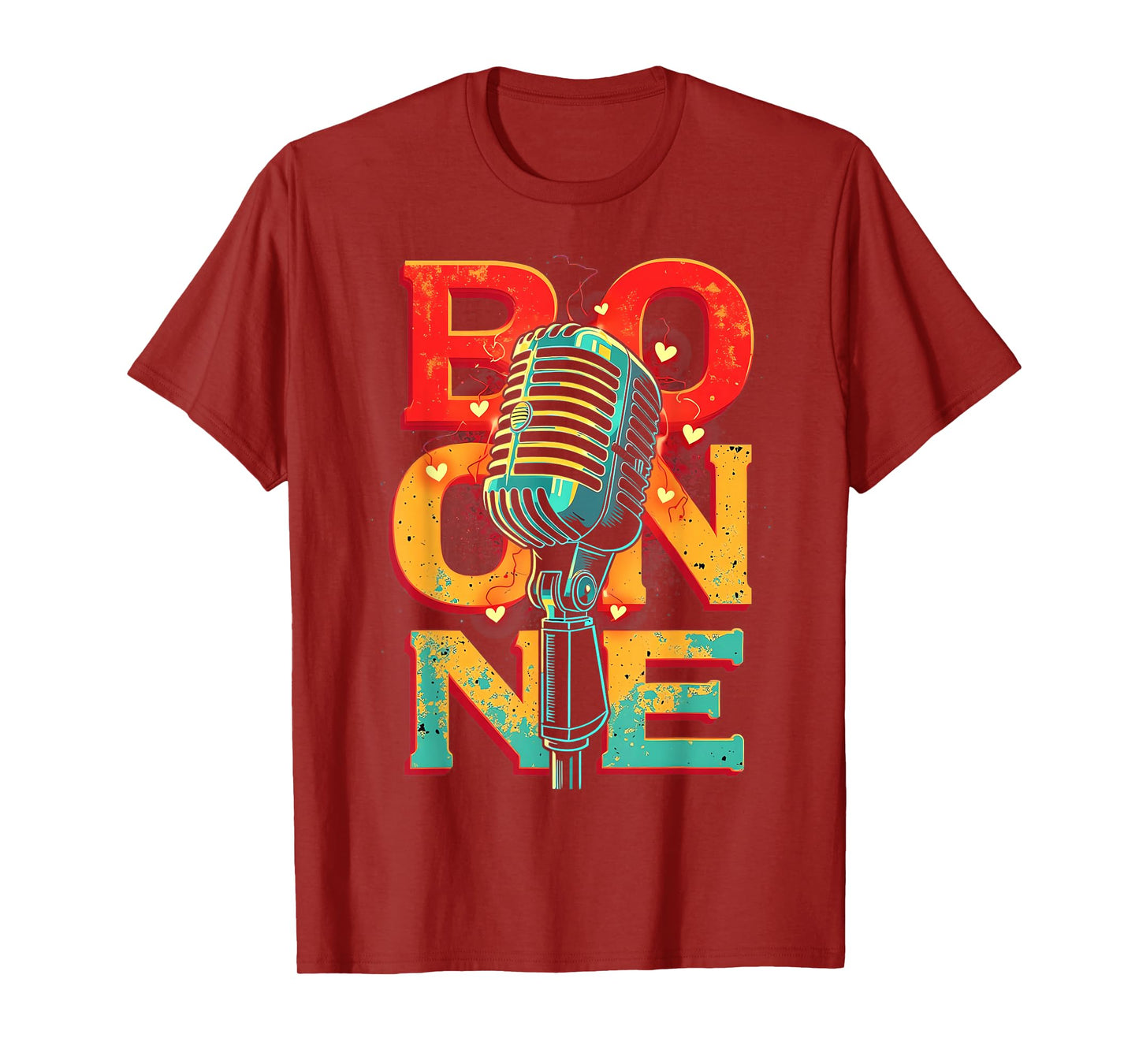 Boone Family Name I Love Boone Personalized Vintage T-Shirt