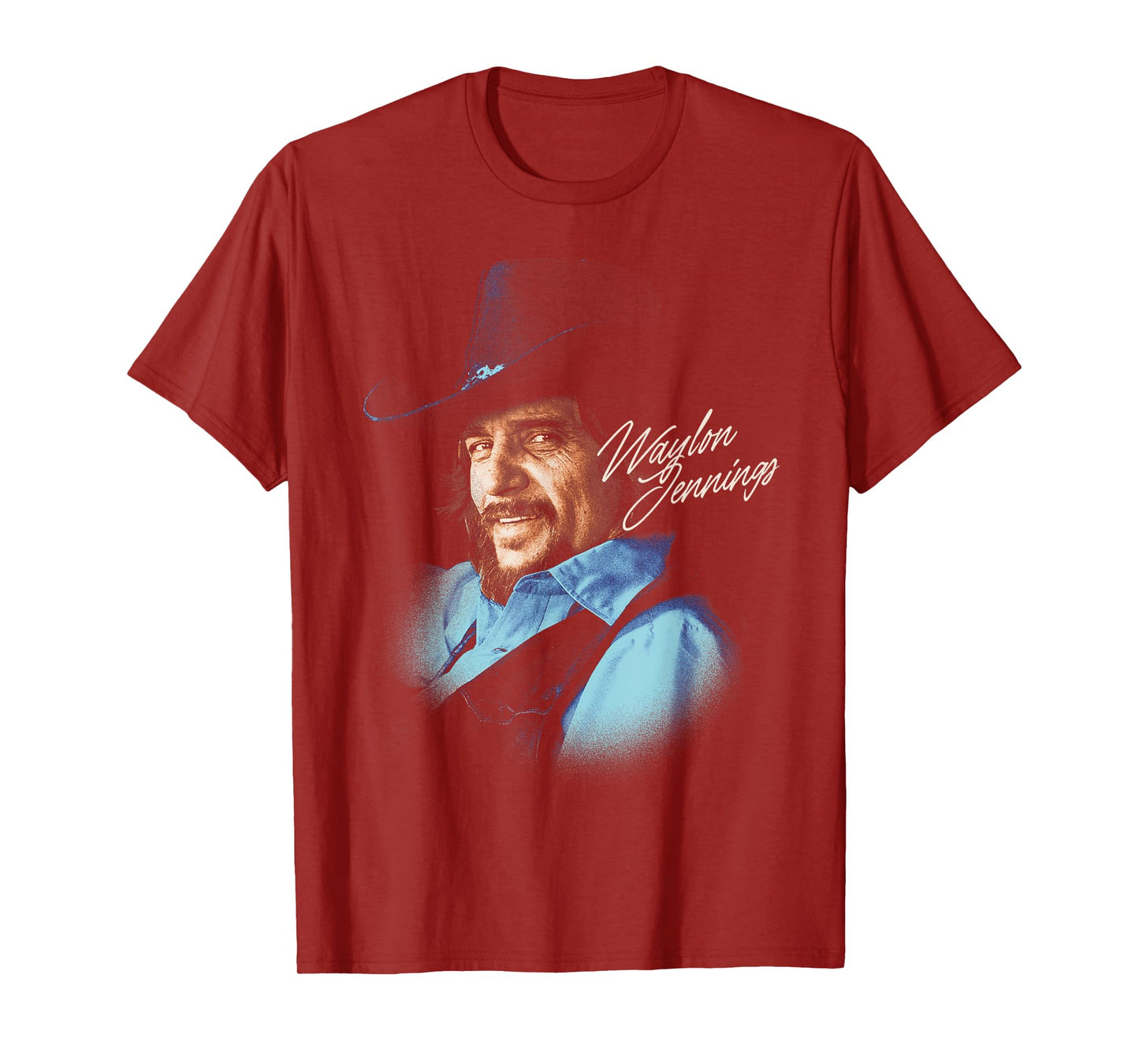 Waylon Jennings - Portrait T-Shirt