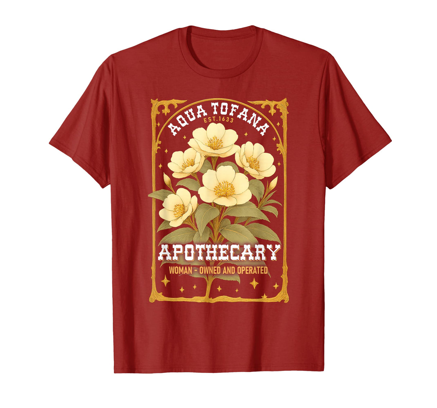 Aqua Tofana Apothecary for Women Empowerment Vintage Look T-Shirt