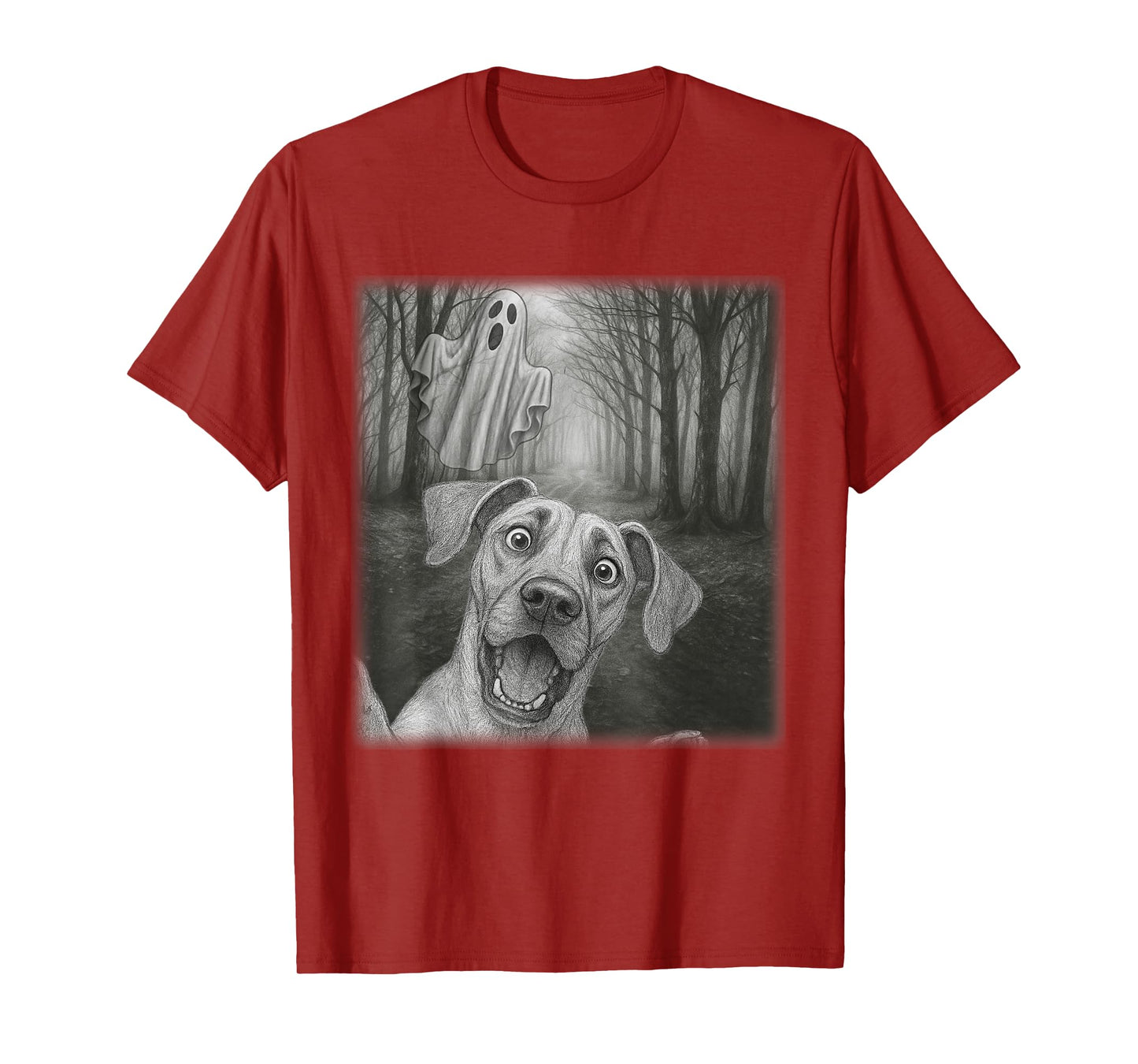 Halloween Great Dance Selfie with Spooky Ghost Great Dance T-Shirt