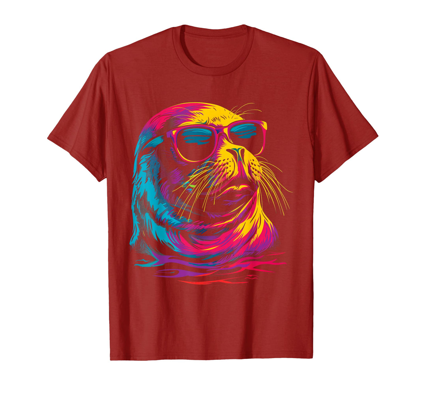 Seal Sunglasses Sea Lion Ocean Animal T-Shirt