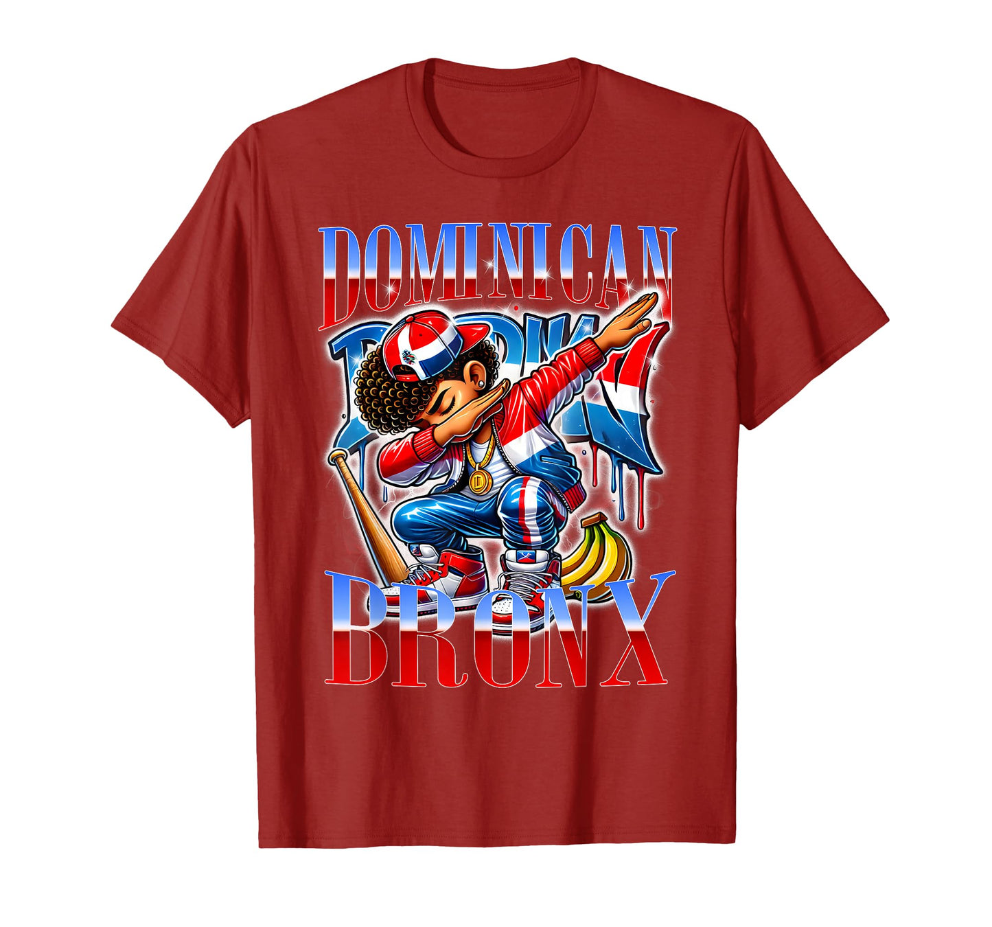 Dominican Bronx Dab Urban Streetwear Pride Design T-Shirt