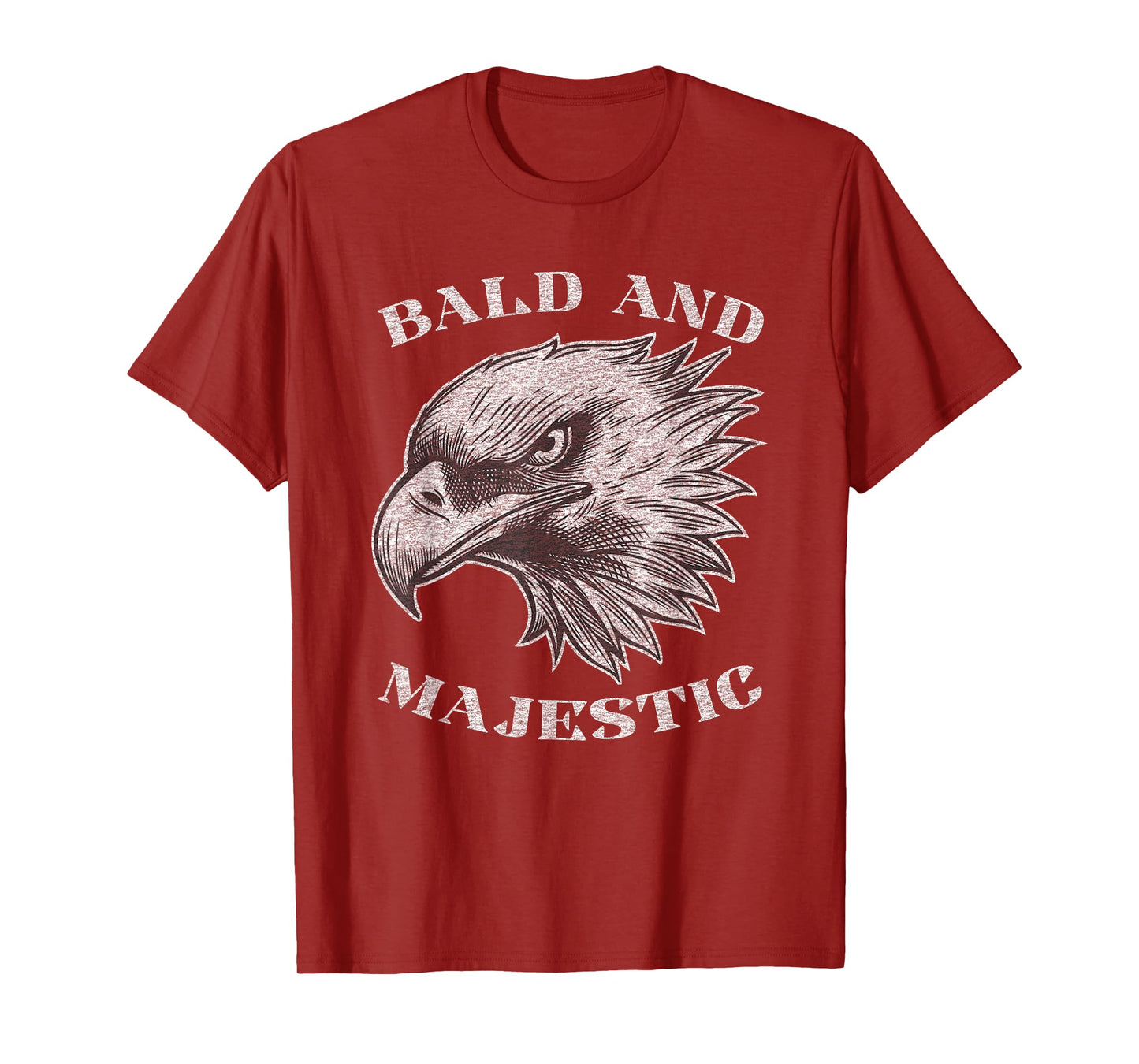 Funny Bald Guy Man Majestic Saying | Balding Humor Gag T-Shirt