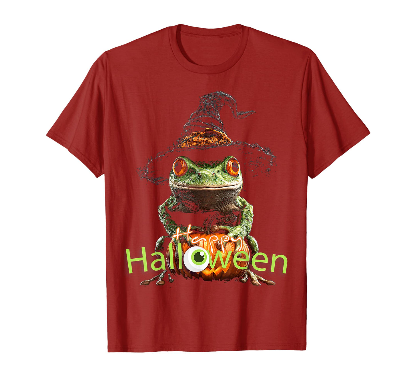 Happy Halloween Costume Frog Witch Animal Fun T-Shirt