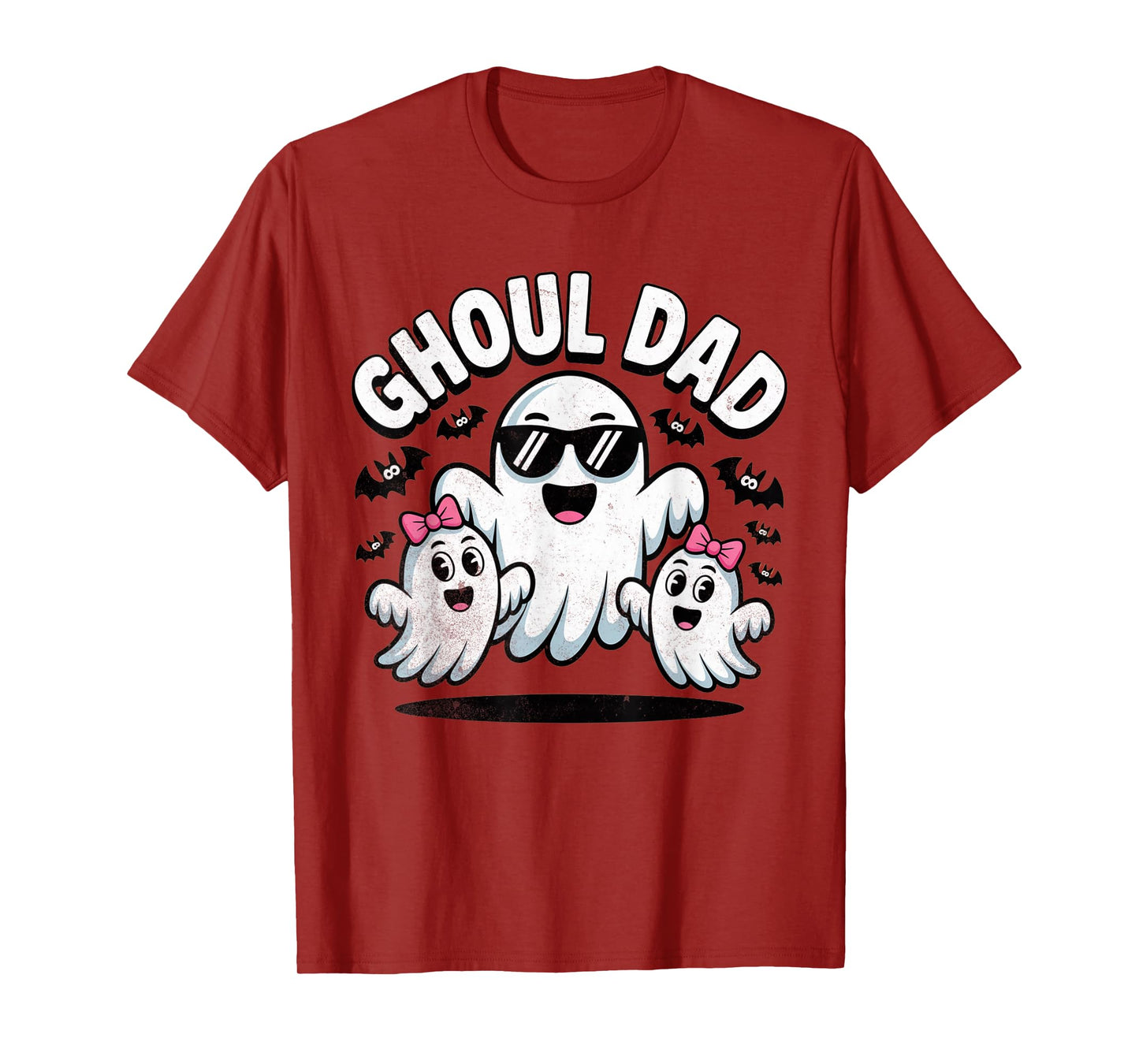 Ghoul Dad Vintage Daddy Ghost Funny Halloween T-Shirt