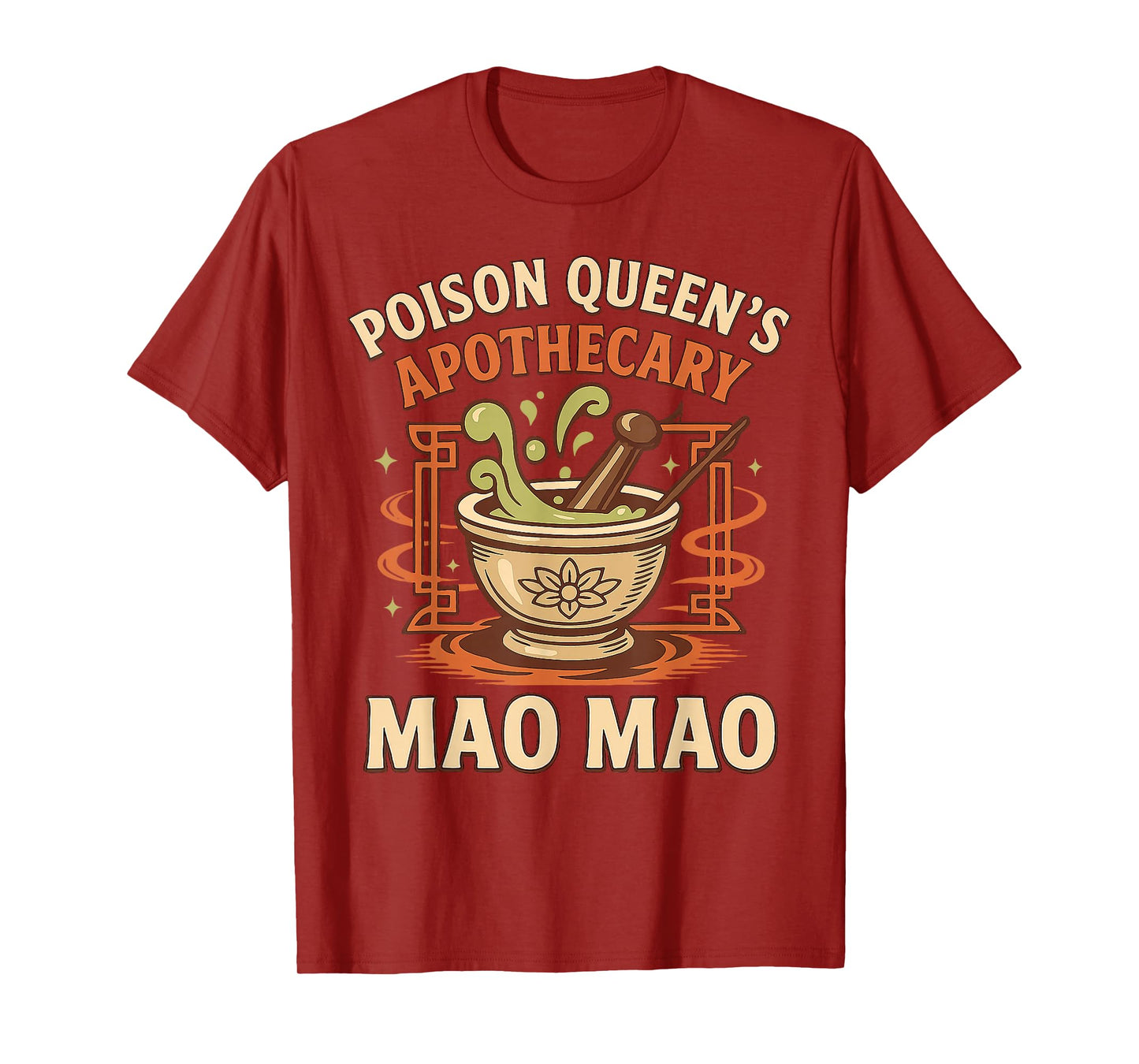 Poison Queen's Apothecary Mao Mao + Witches + Halloween T-Shirt