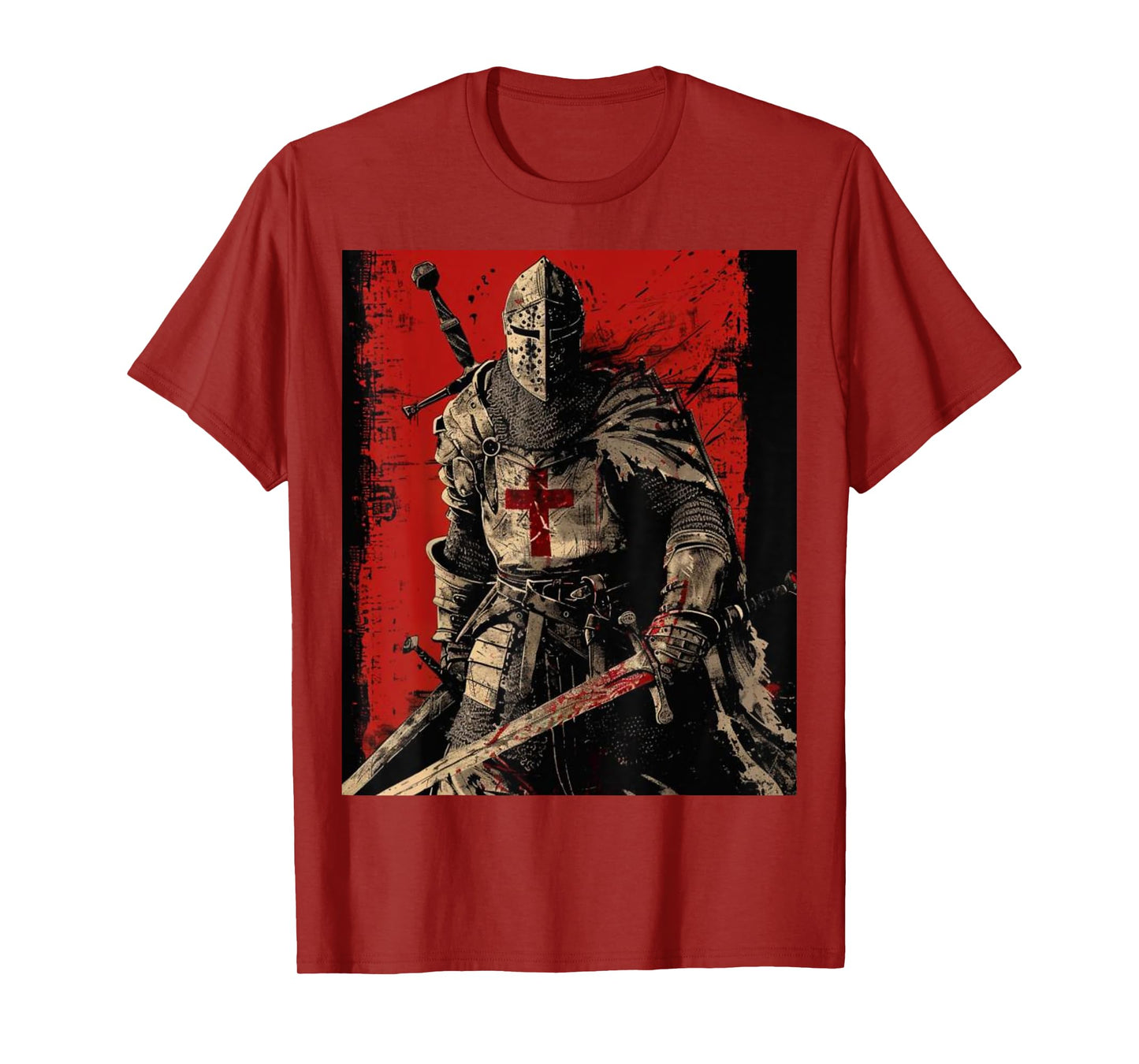 Knight Christian Templar Warrior Of God Crusader Gift T-Shirt