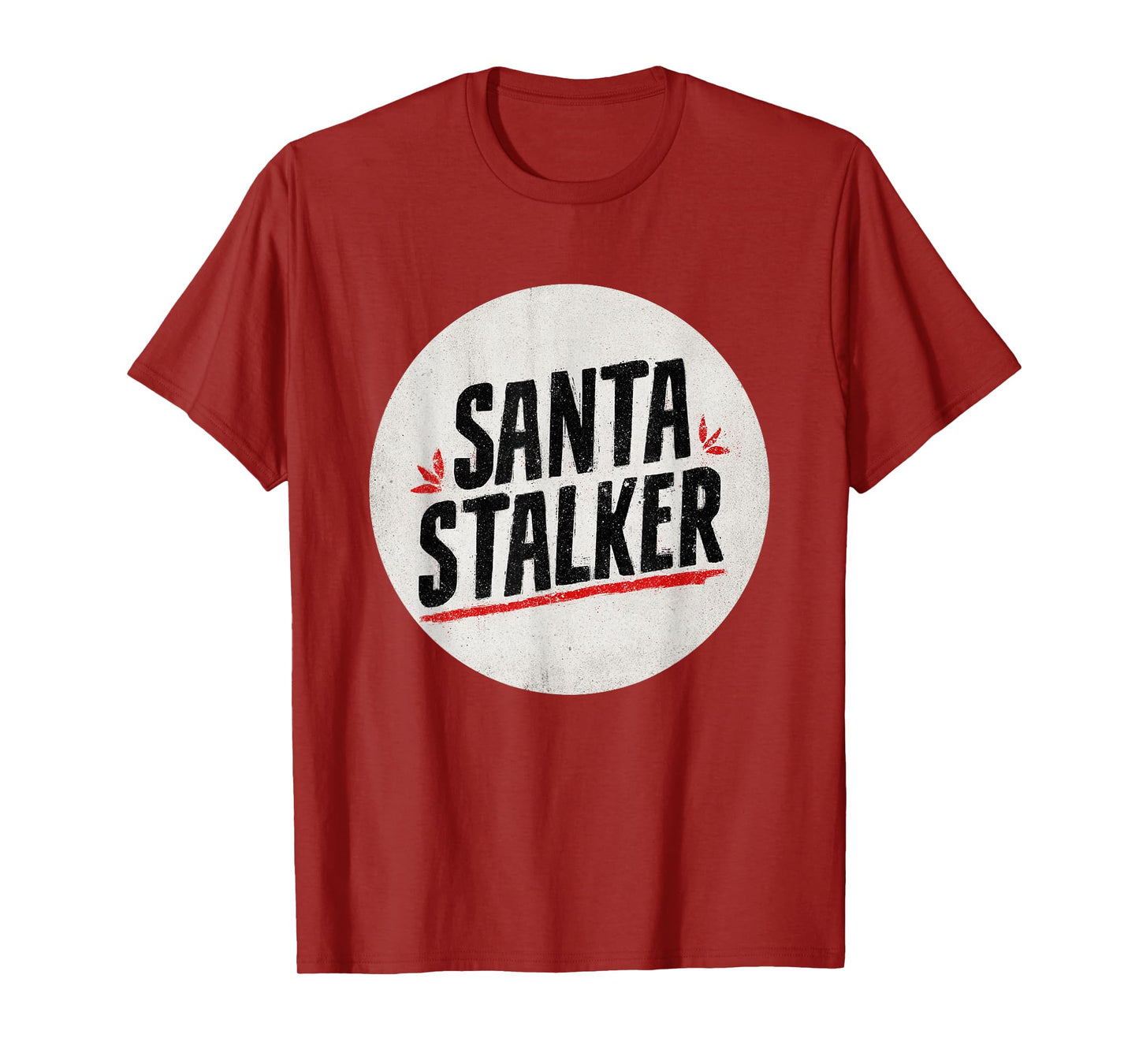 Funny Santa Stalker Costume for Festive Boys and Girls T-Shirt