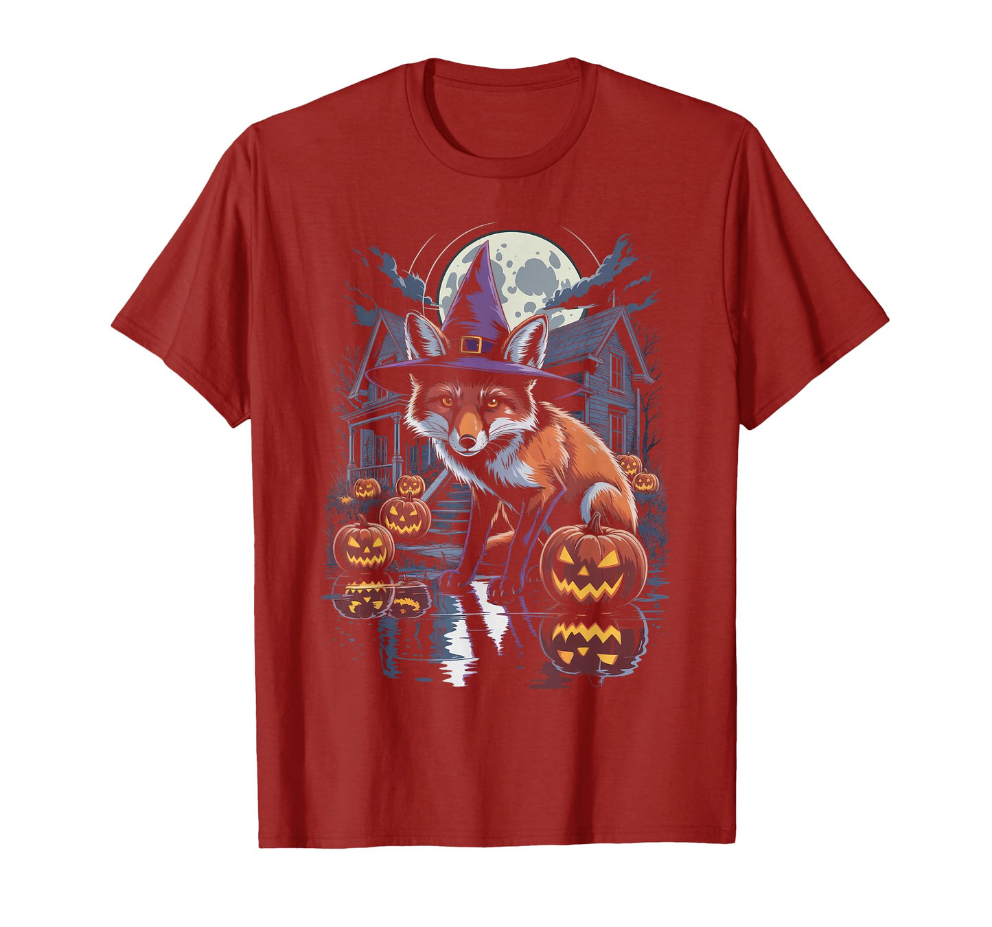 Fox Pumpkin Halloween T-Shirt