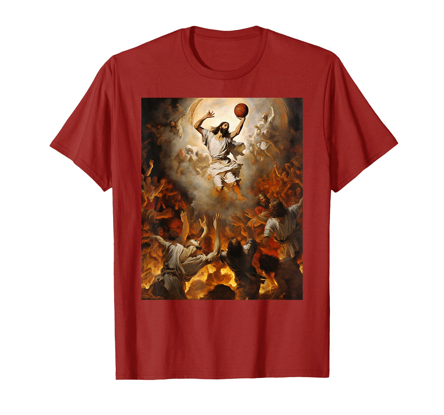Jesus Playing Basketball T-Shirt