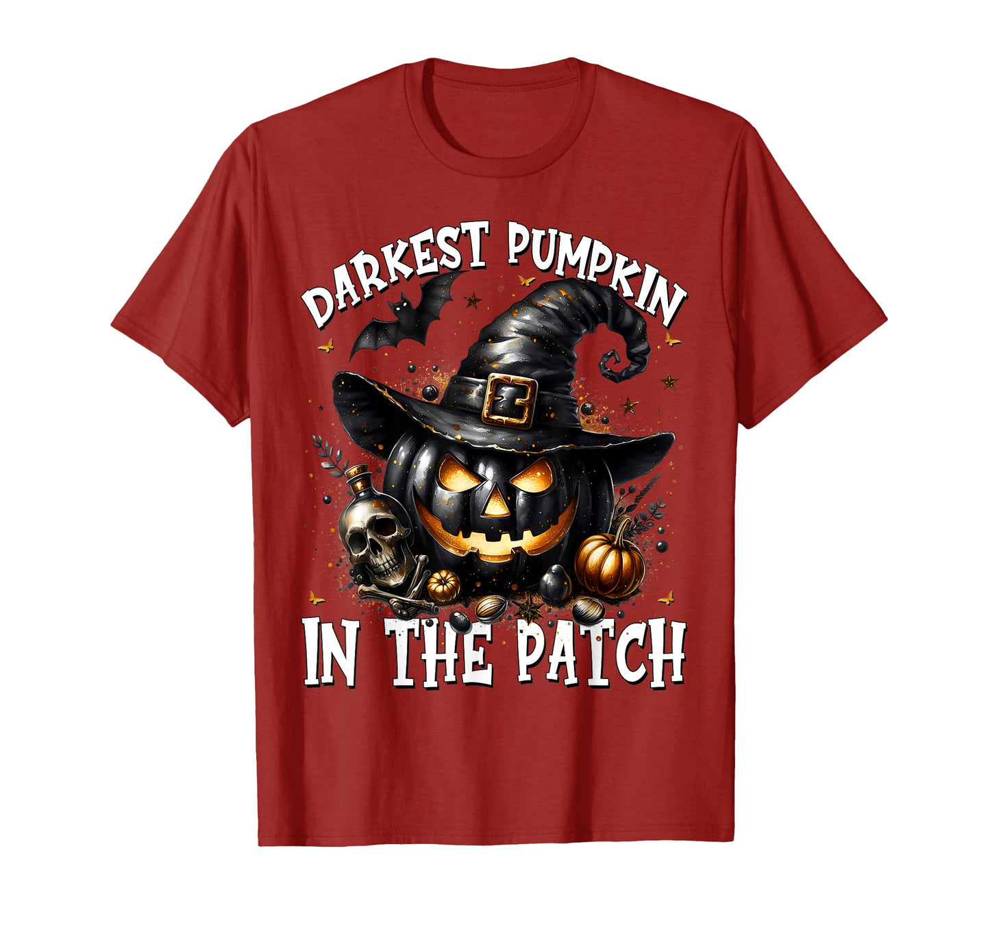 Funny Saying for Halloween Gothic Witch Mom Creepy Pumpkin T-Shirt
