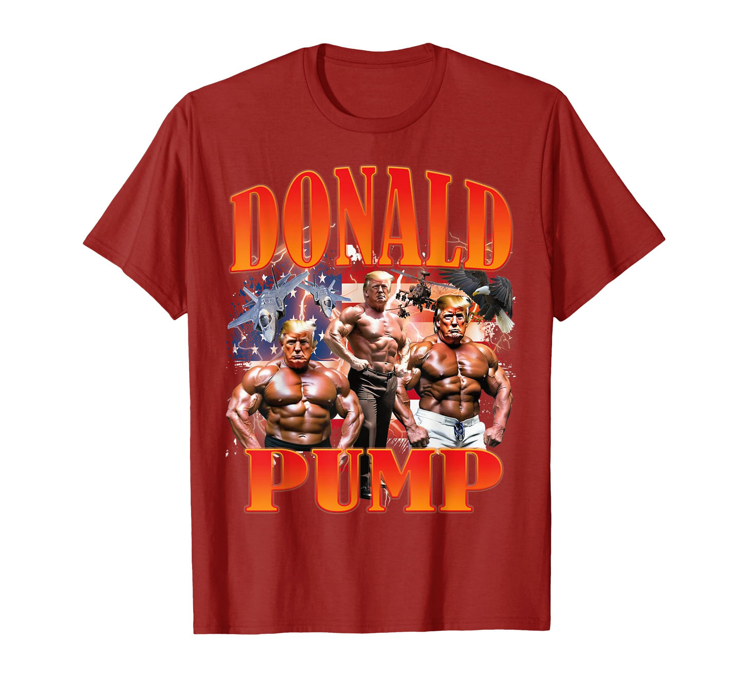 Funny Donald Pump Pro Trump 47TH 45TH GYM USA Supporter T-Shirt for Women Men