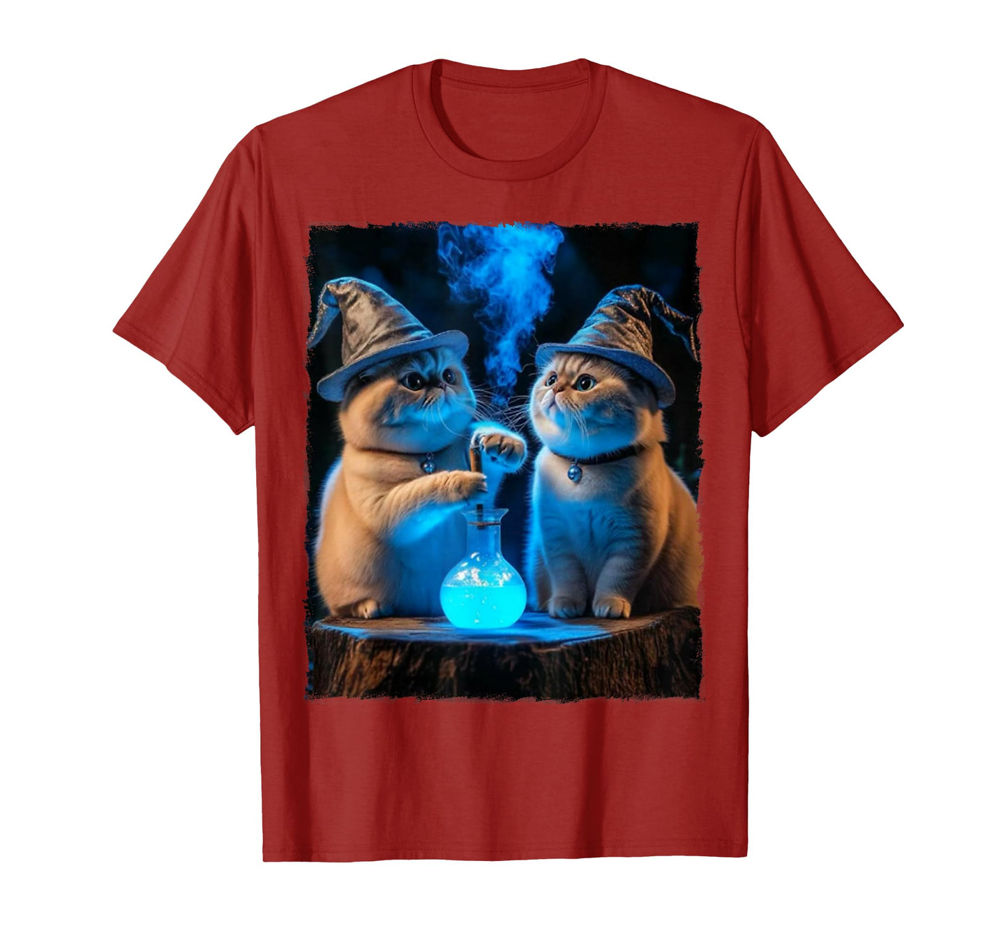 Cute Witchy Cats Halloween Magic Potion Spooky Costume Cat T-Shirt