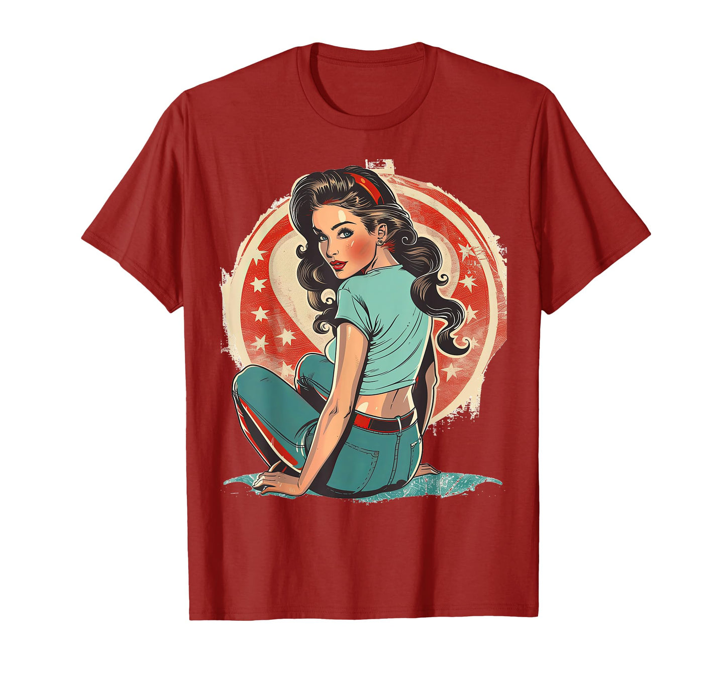 Pinup Girl Pin Up Vintage Retro girls T-Shirt
