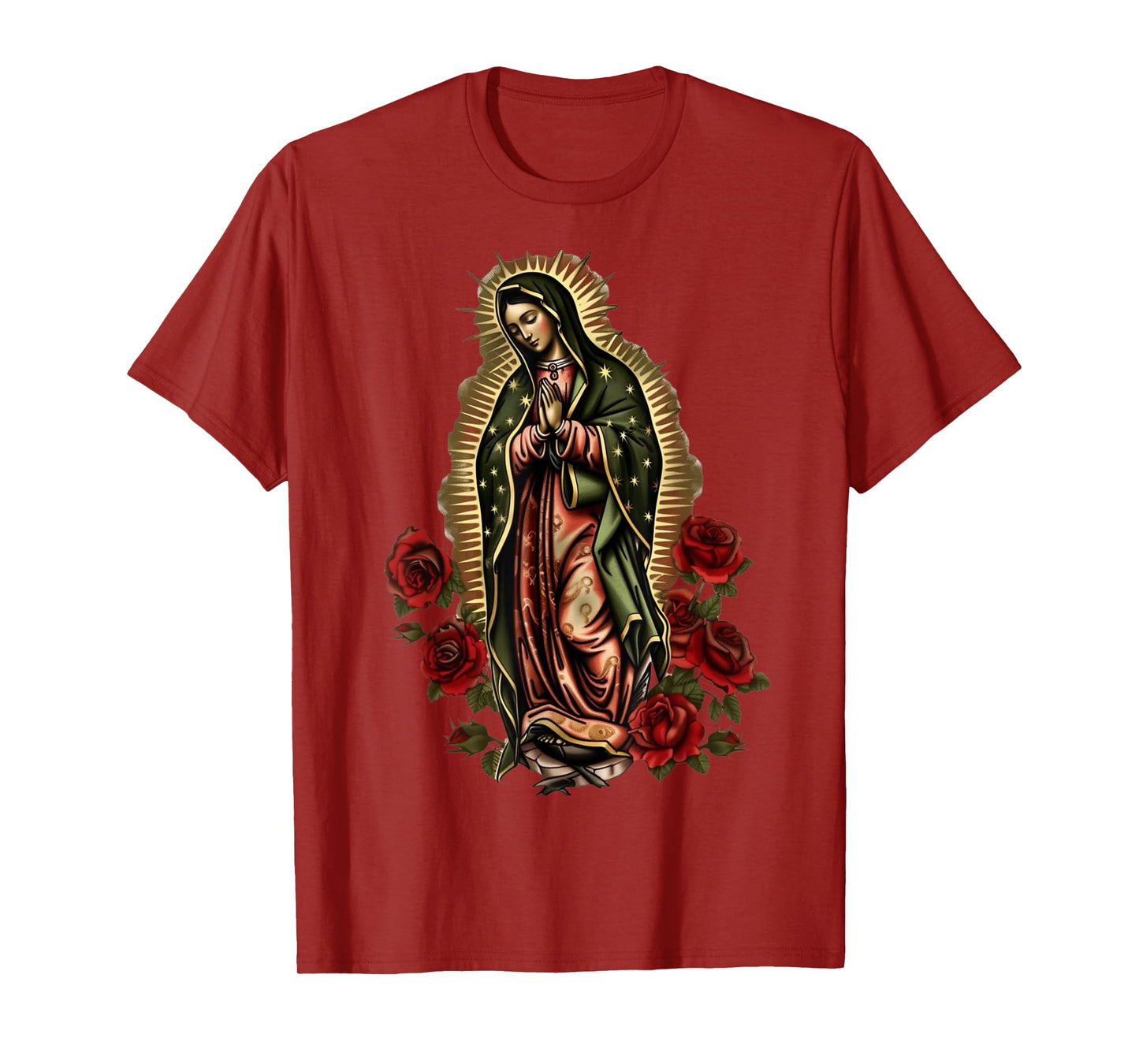 Our Lady De Guadalupe Sant Mary For Christians, Catholics T-Shirt