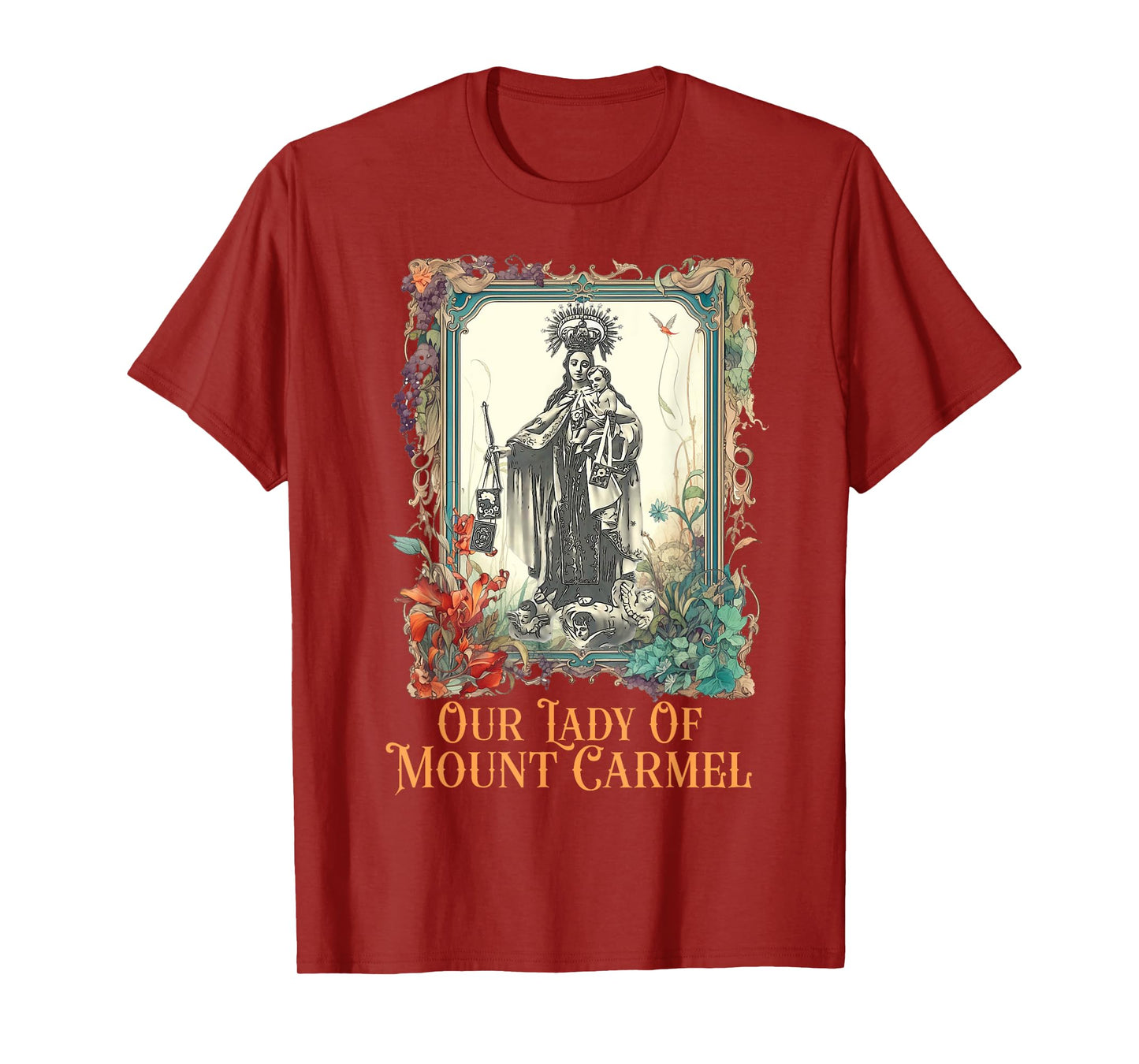 Our Lady of Mount Carmel Marian Catholic T-Shirt