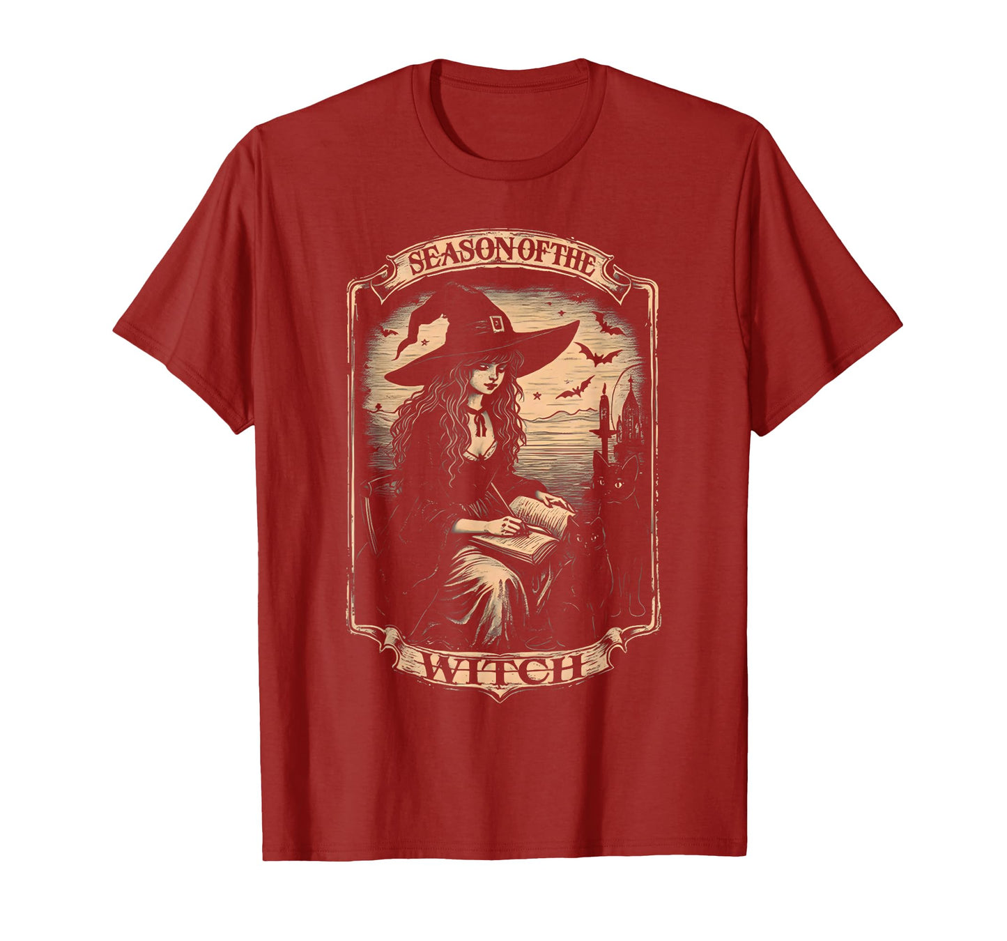 Halloween Gothic Classic Season of The Witch Party Costume T-Shirt