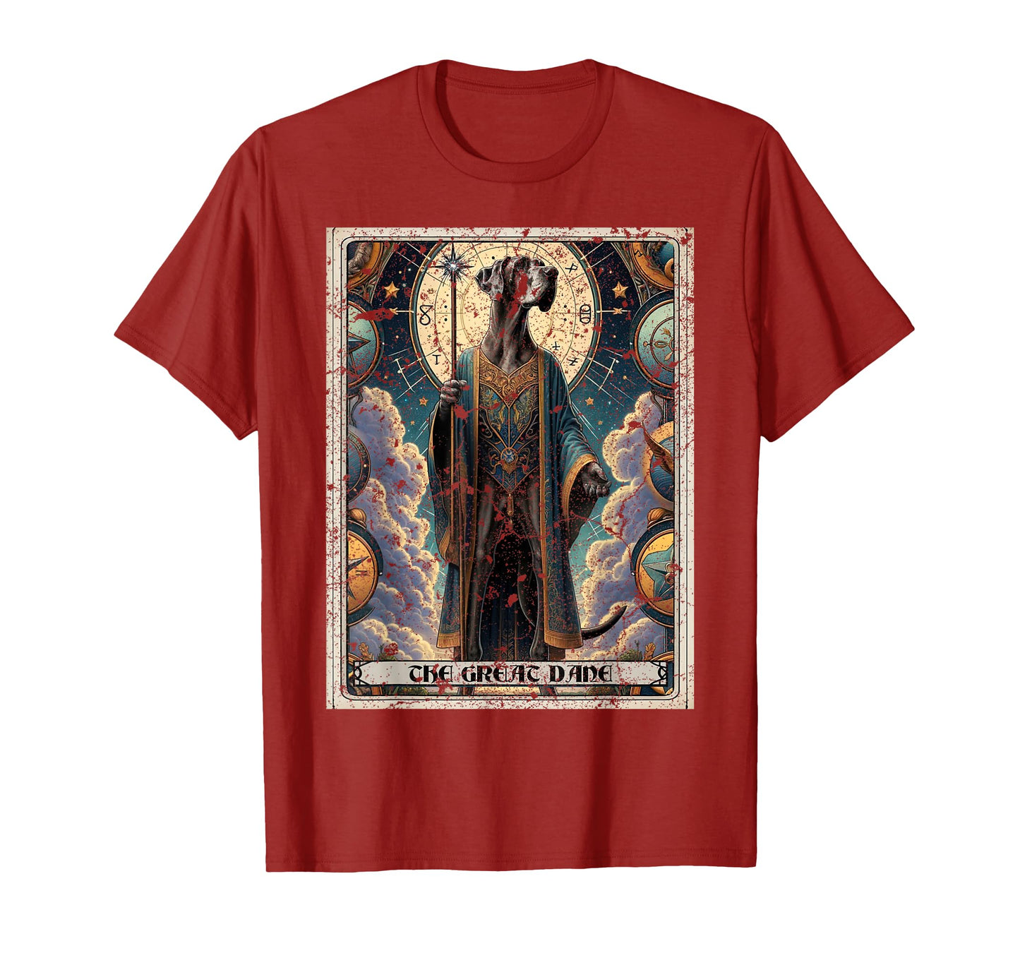 Great Dane Tarot Card Dog T-Shirt