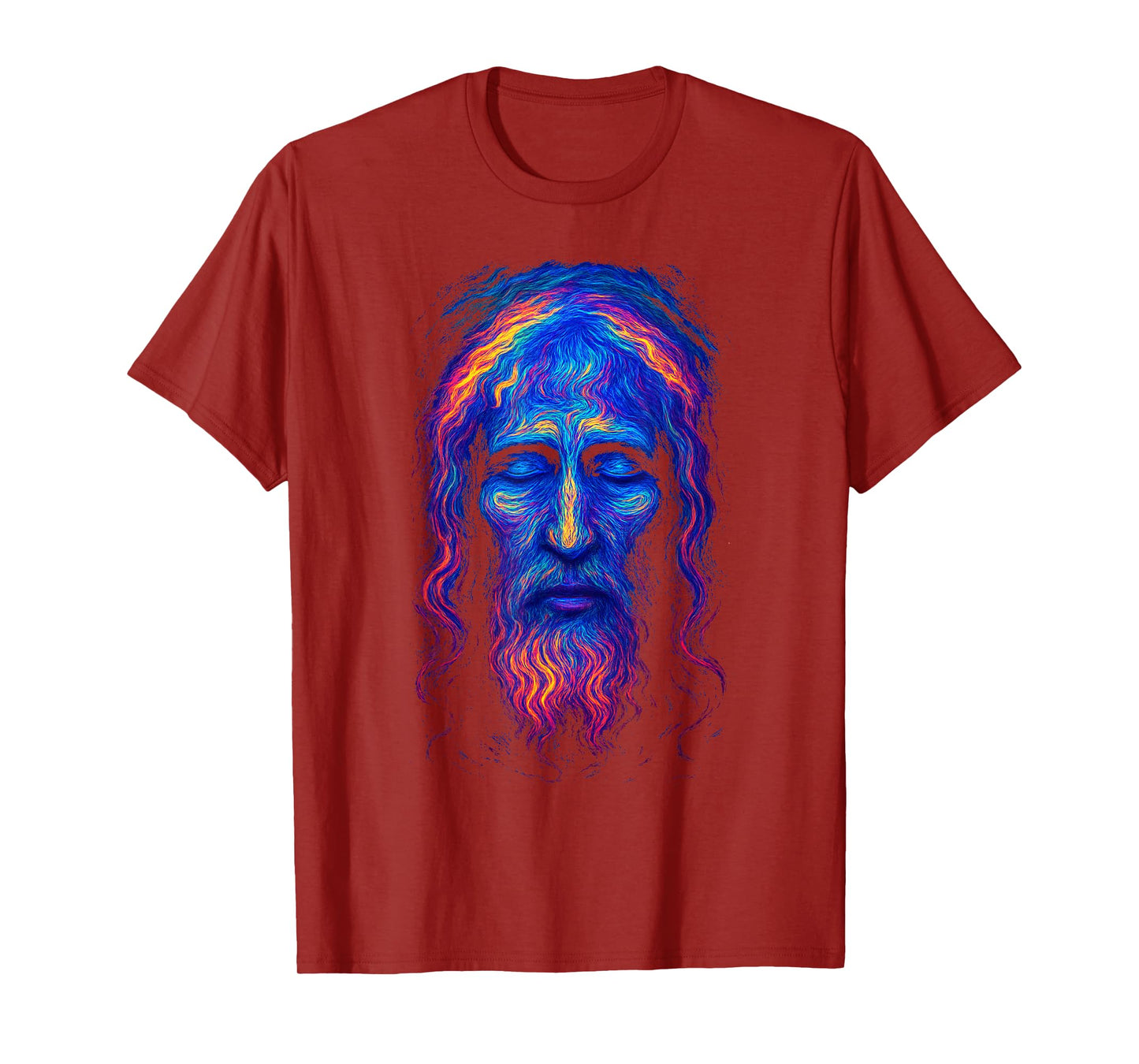 Shroud of Turin Inspired Face of Jesus Art T-Shirt