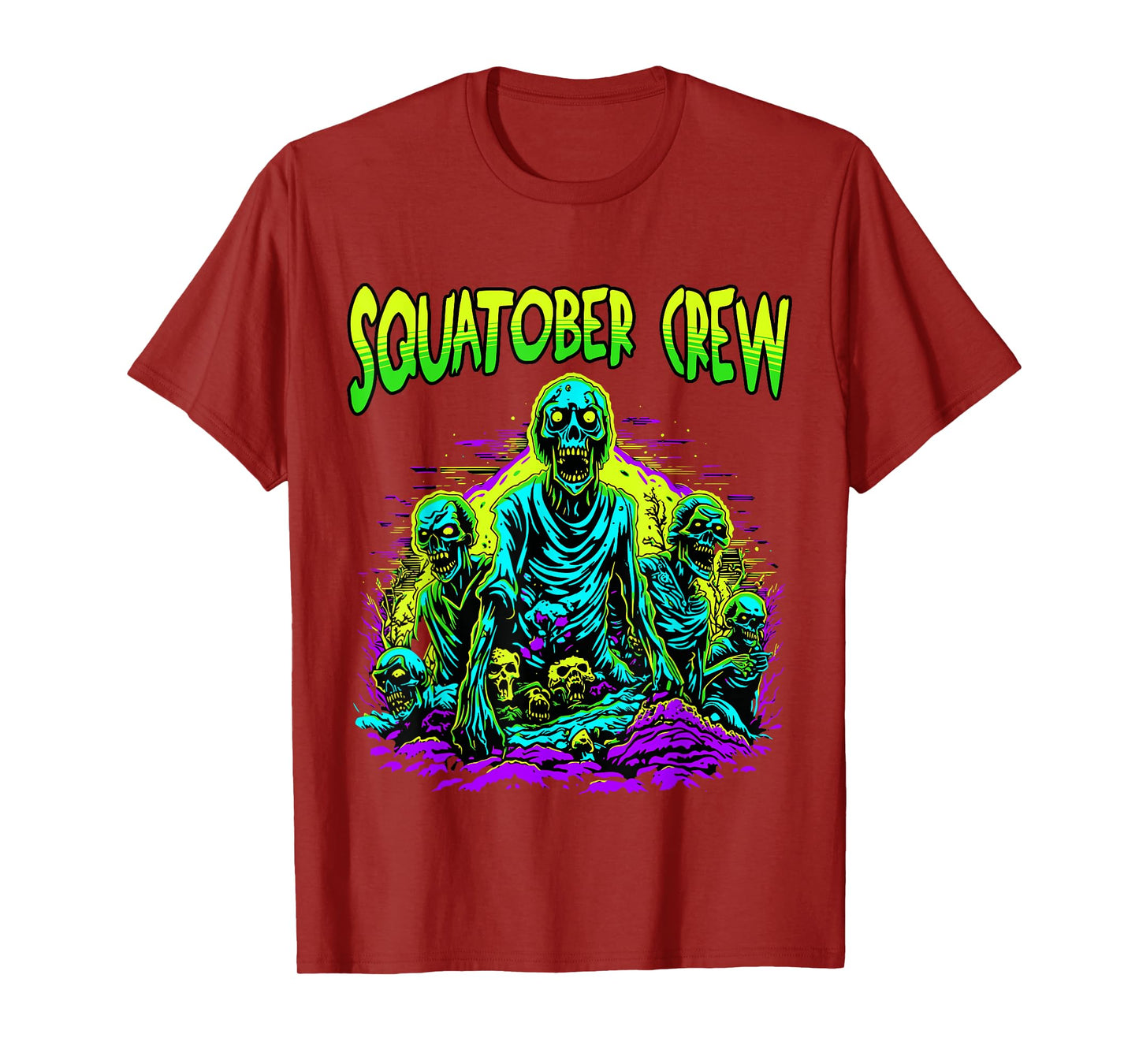 SQUATOBER CREW October Squat Challenge Zombies T-Shirt