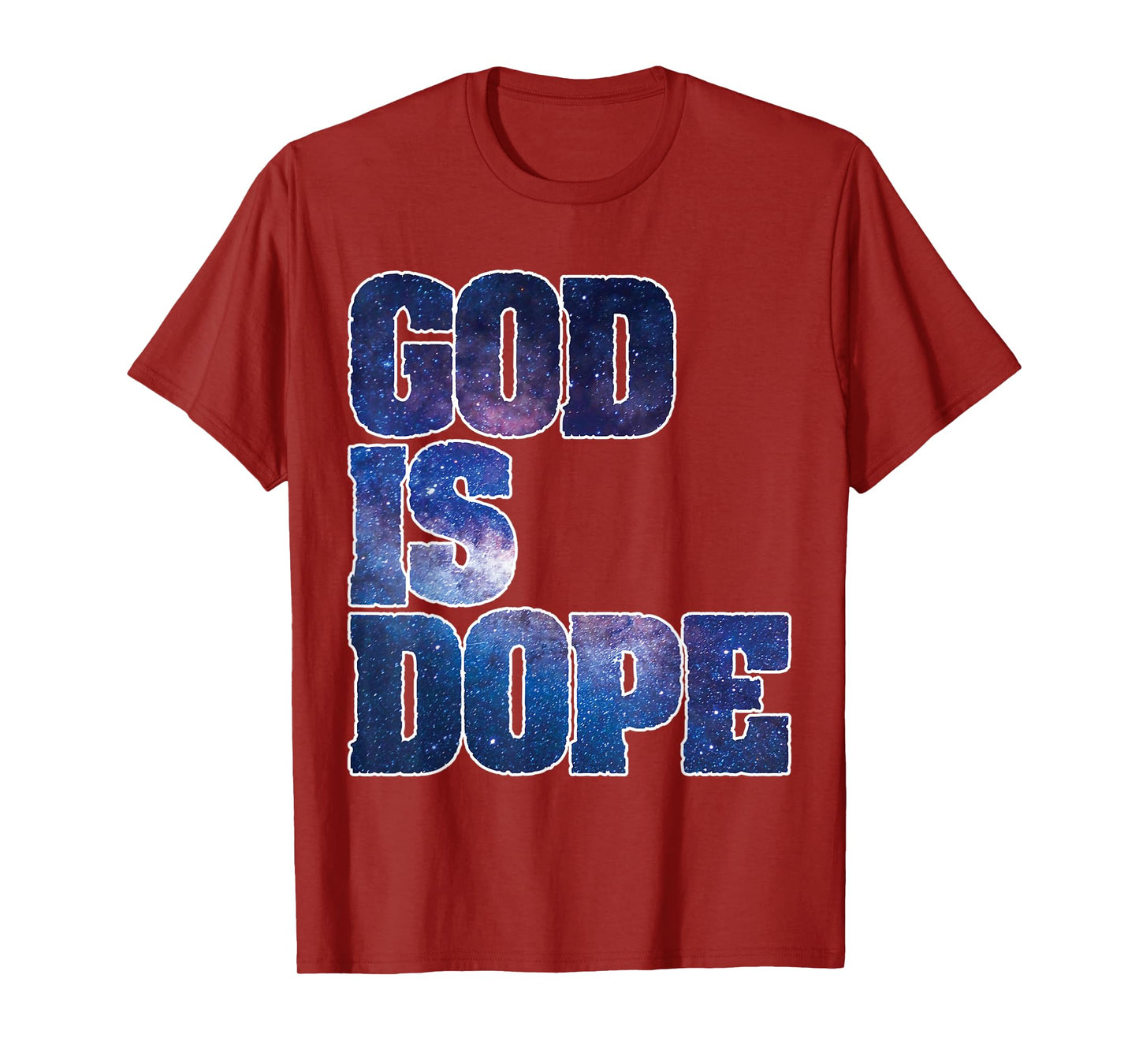 Spiritual Galaxy Themed Religious Christian Believer T-Shirt