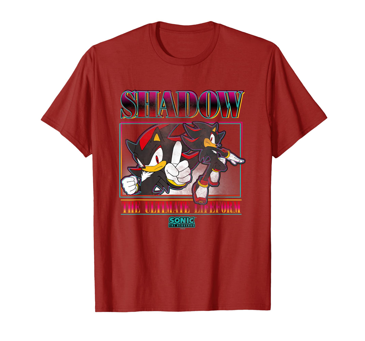 Sonic The Hedgehog Shadow The Ultimate Lifeform Gradient T-Shirt