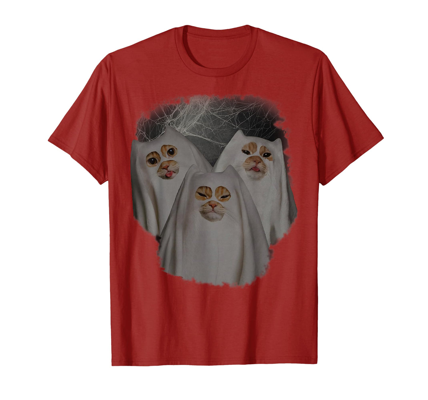 Ghost Cat Meme Funny Halloween Funny Wizard Cat Ghost T-Shirt