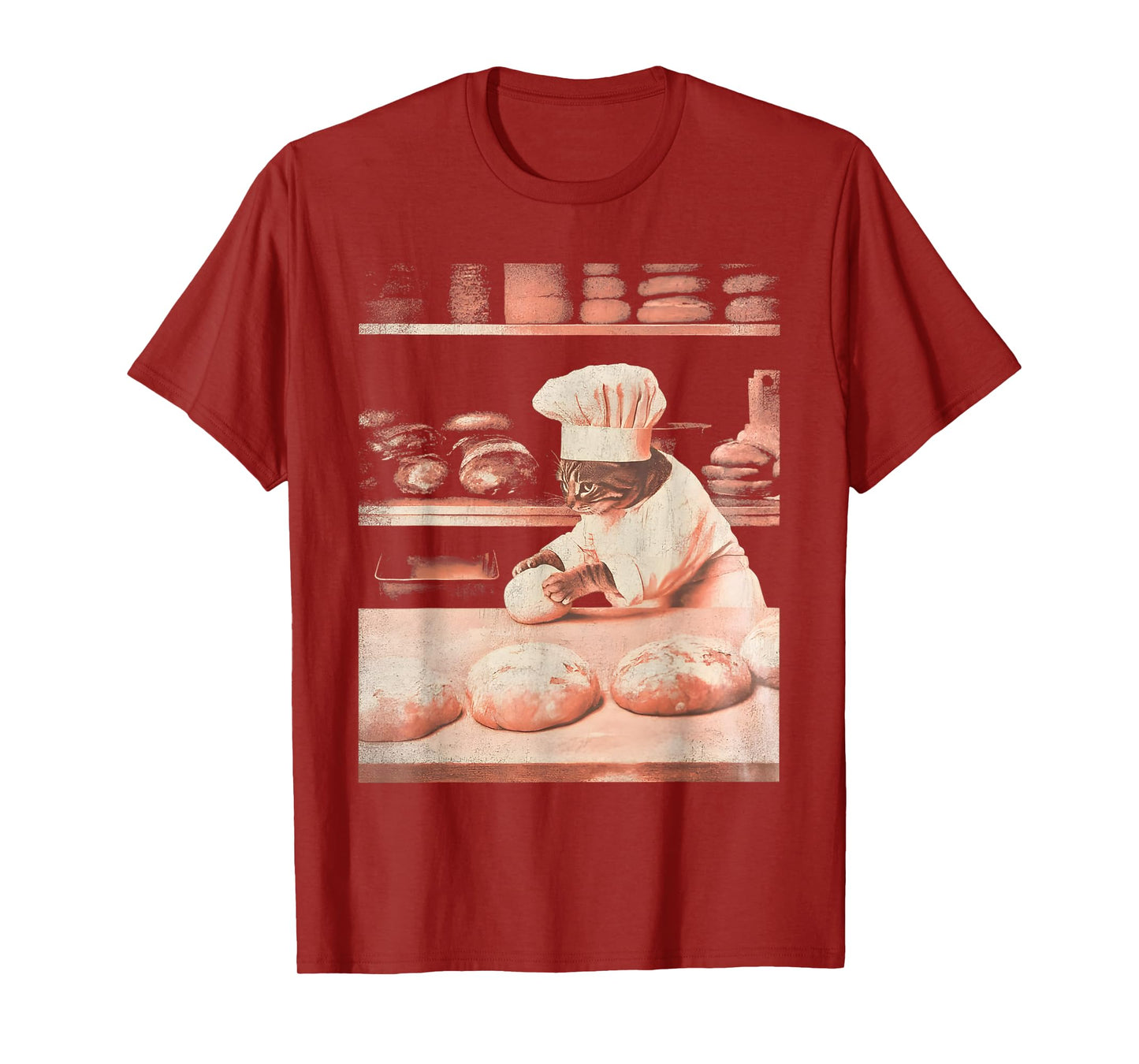 Biscuit Making Cat Bakery, Cat Lover Gift - Gift For Cat Mom T-Shirt