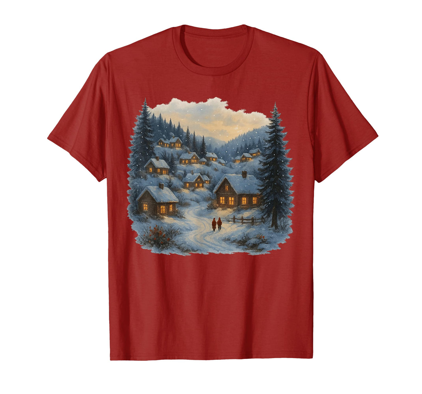 Making Memorie Together Christmas Winter Village Funny Snow T-Shirt