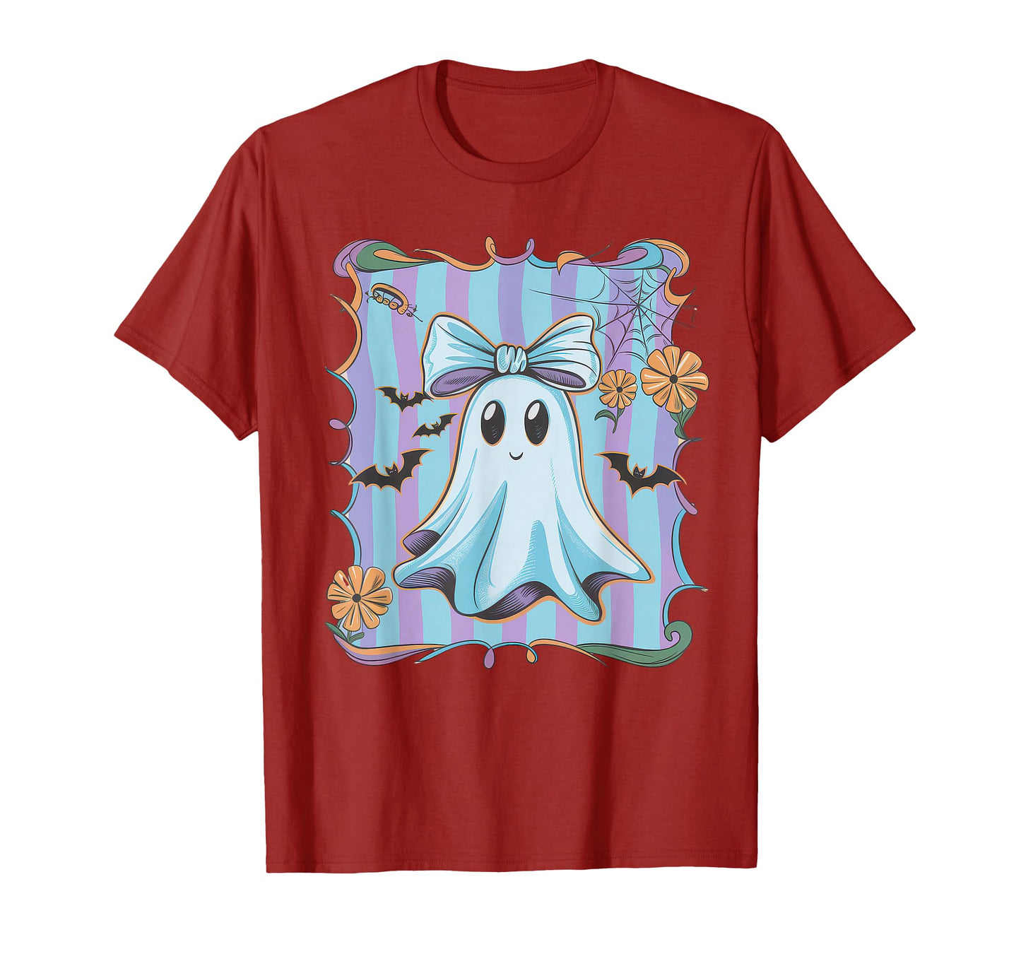 Halloween Tshirt Women Men Skeleton Witch Monster Party T-Shirt