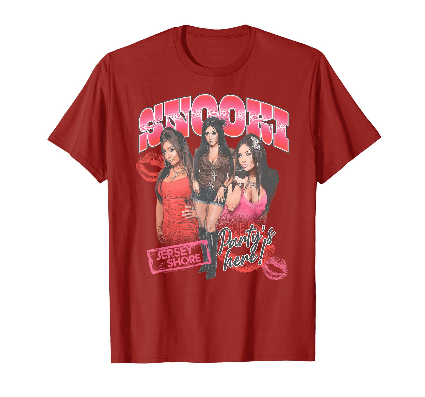 Jersey Shore Snooki Kisses Vintage Reality TV Show T-Shirt