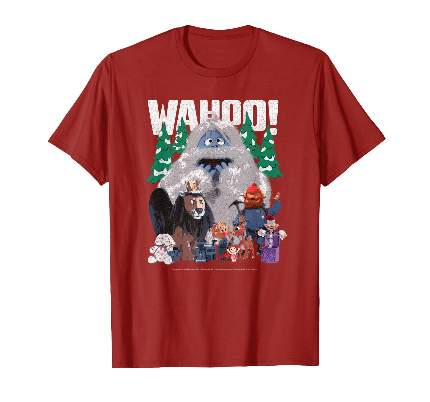 Rudolph Wahoo! Vintage Misfit Toys Characters Christmas T-Shirt