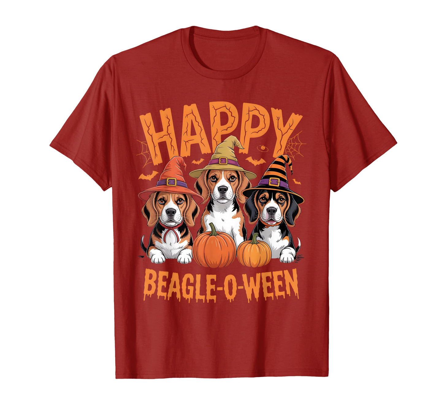 Happy Beagle-O-Ween Beagle Dogs Funny Halloween Outfit T-Shirt
