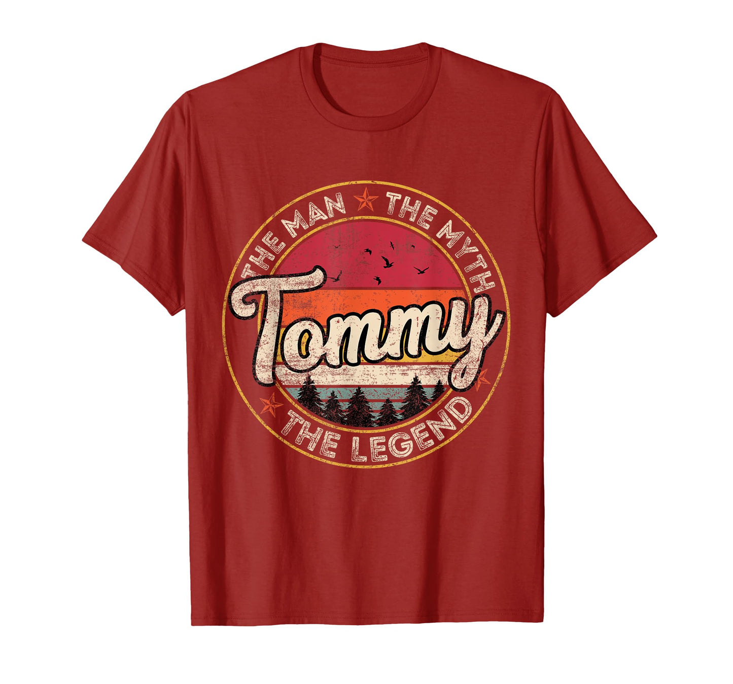 Tommy The Man The Myth The Legend Personalized Name T-Shirt