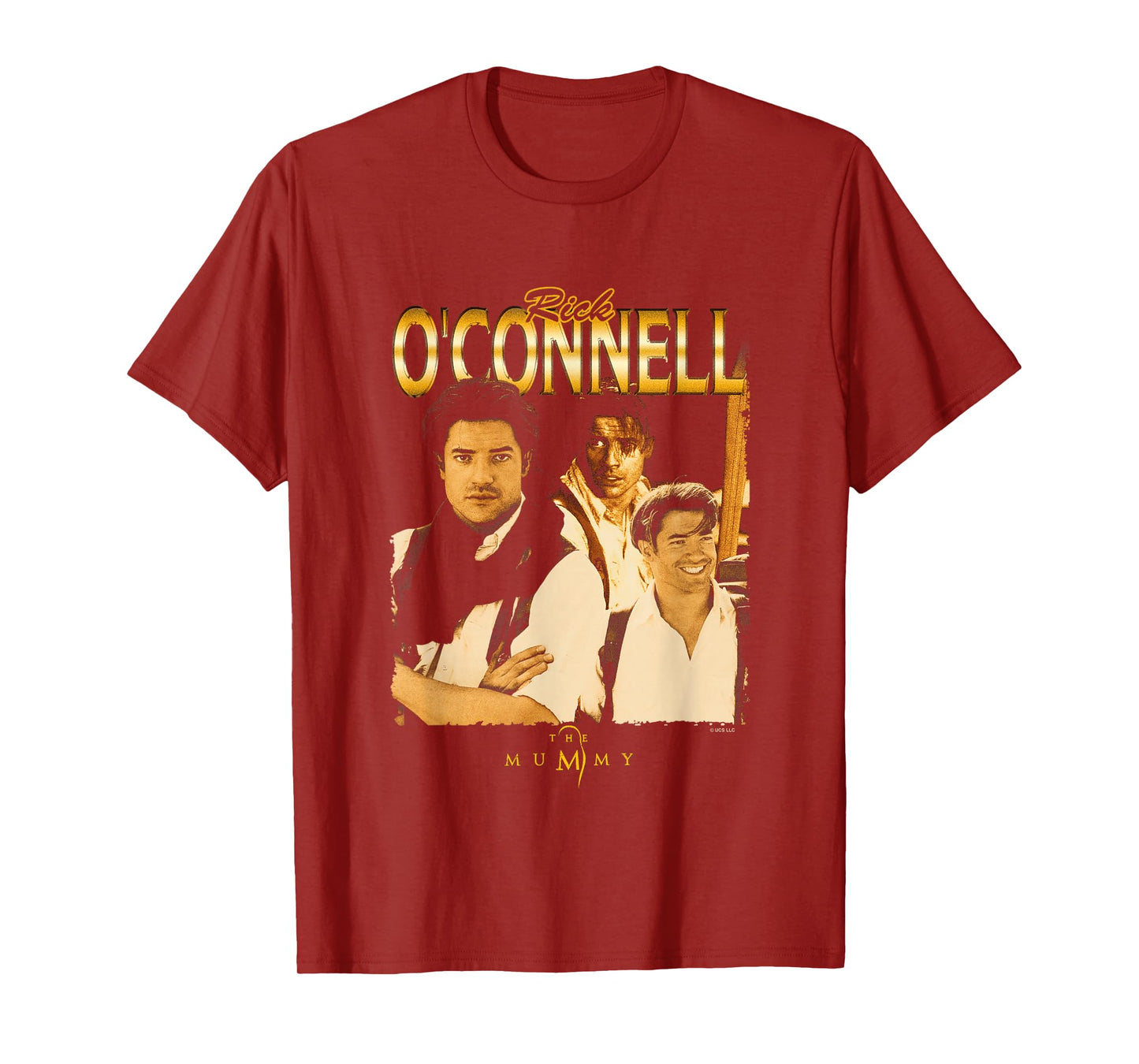 The Mummy Rick O'Connell Multi Poses Vintage Poster T-Shirt