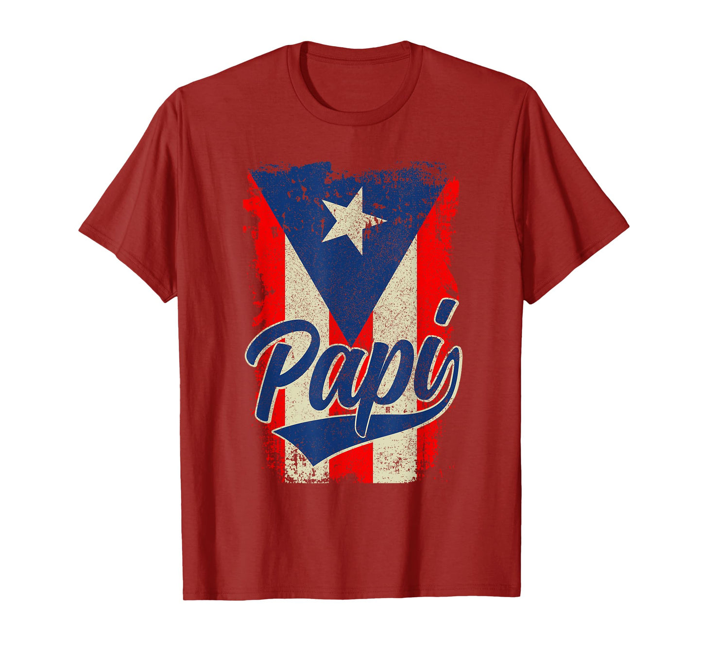 Papi Puerto Rican Dad Puerto Rico Pride Boricua Father's Day T-Shirt