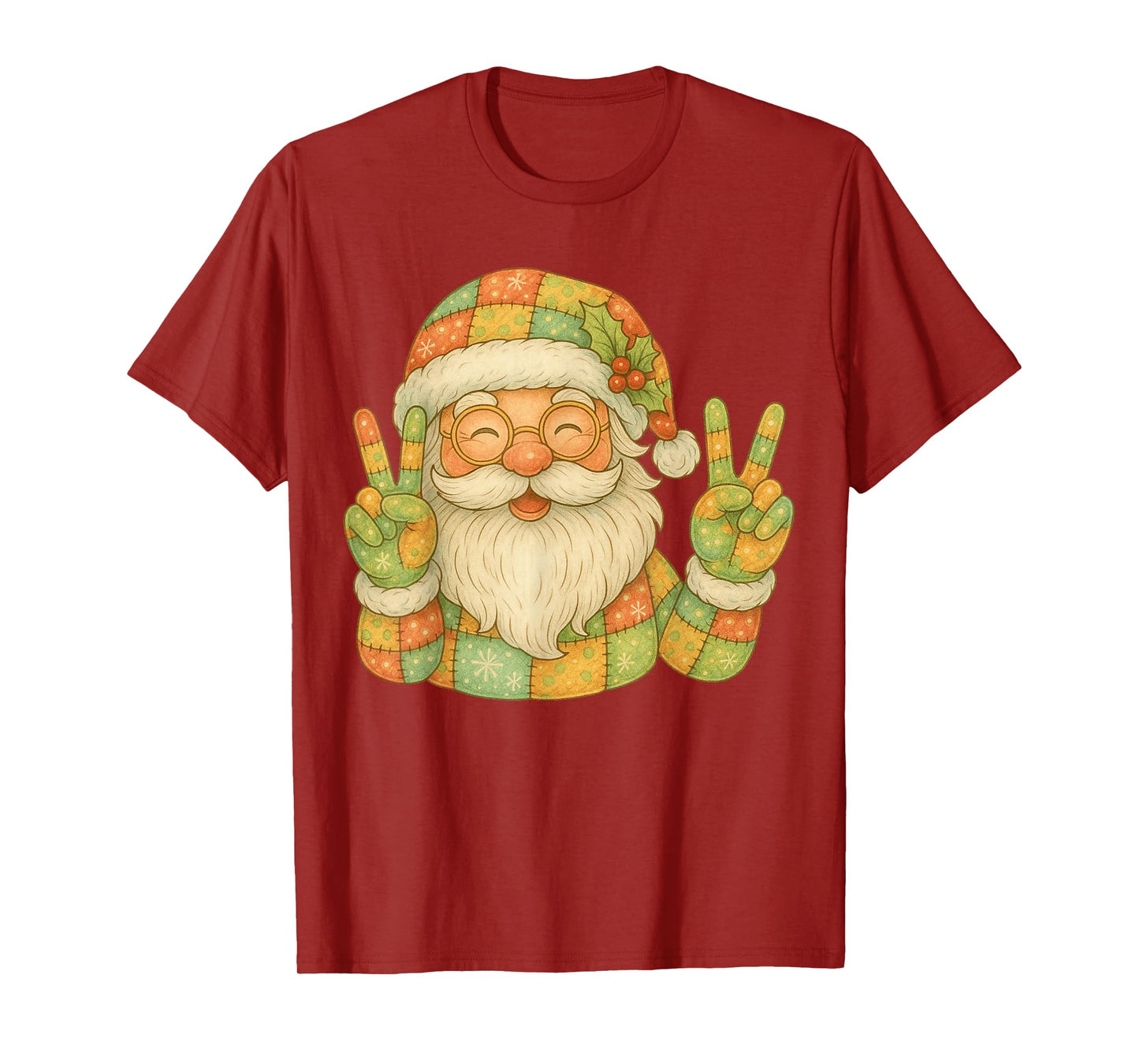 Preppy Santa Christmas Crew 2025 Funny Family Matching 2025 T-Shirt