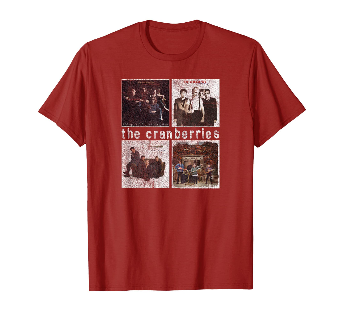 The Cranberries Distressed Album Covers Vintage Band T-Shirt
