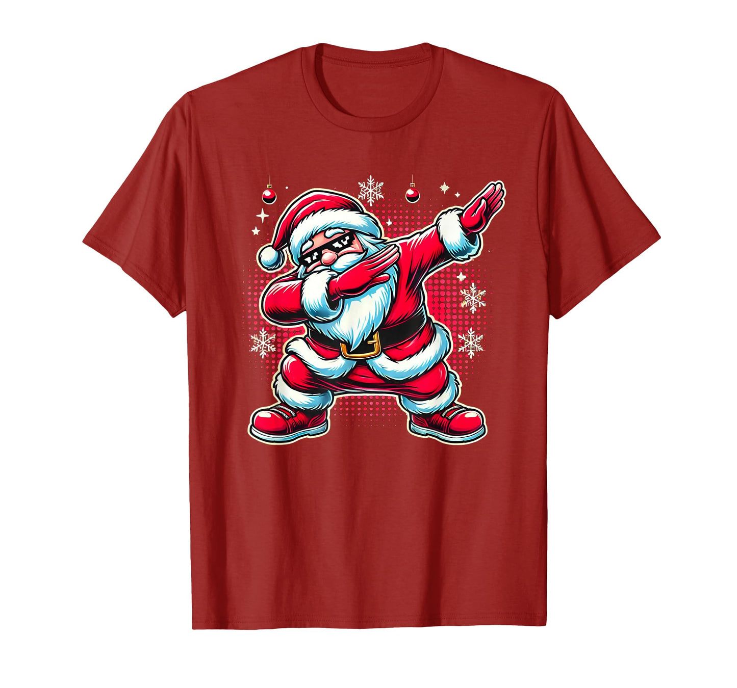 Dabbing Santa Claus Funny Christmas Boys Kids Girls Xmas Dab T-Shirt