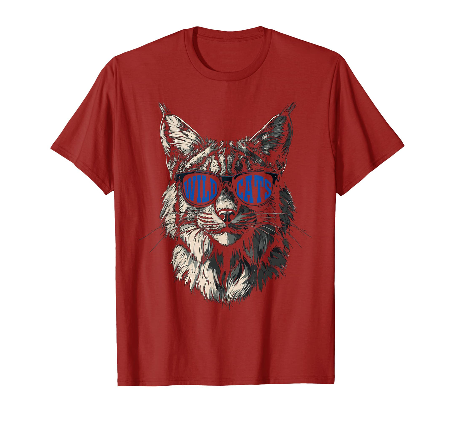Classic Wildcats Name Styles | Cat's Lovers Animal Game Day T-Shirt