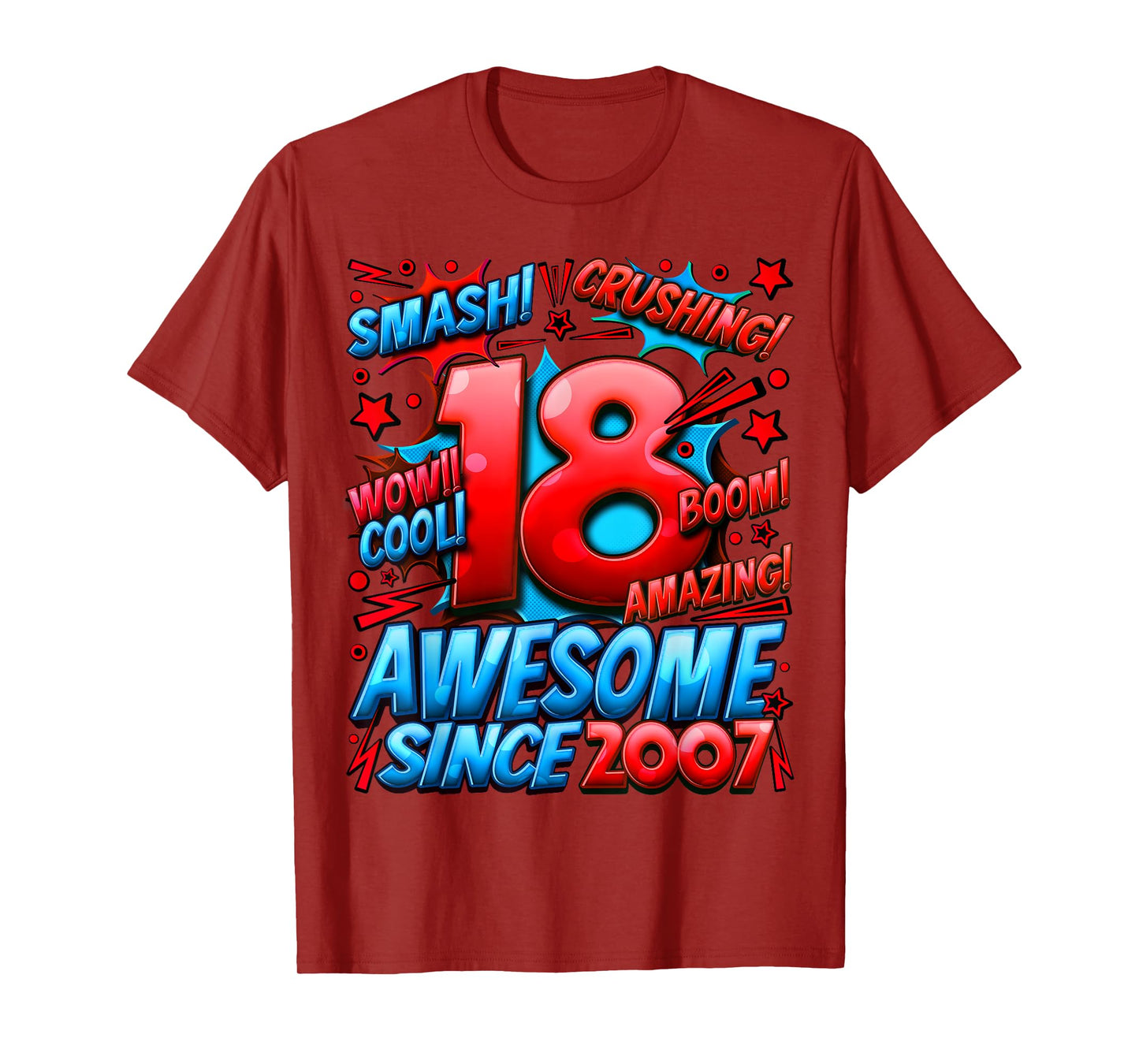 18 Year Old Gifts For Boys 18th Birthday Boy 18 Year Old Boy T-Shirt