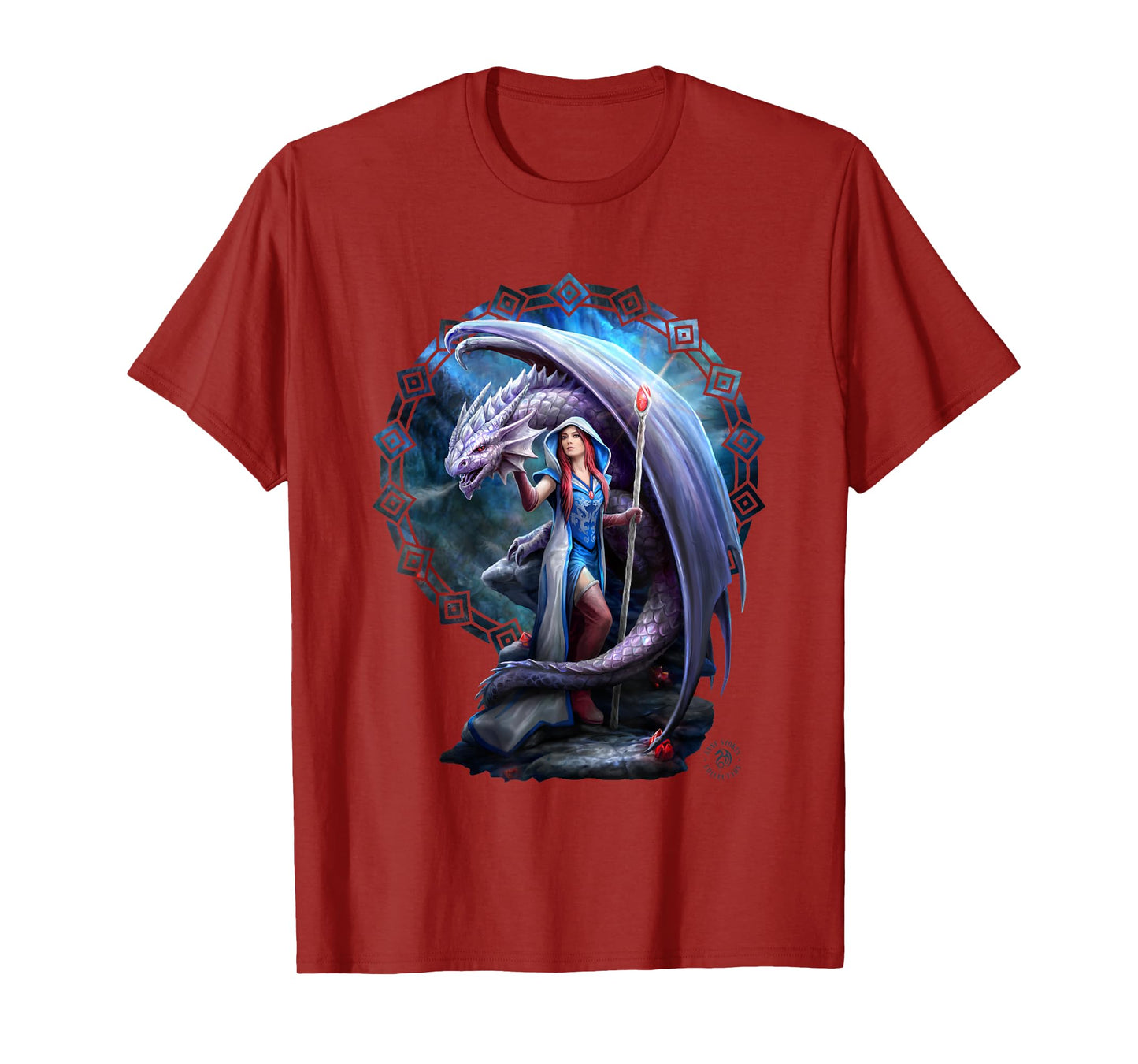 Dragon Mage Fantasy Anne Stokes Collection T-Shirt