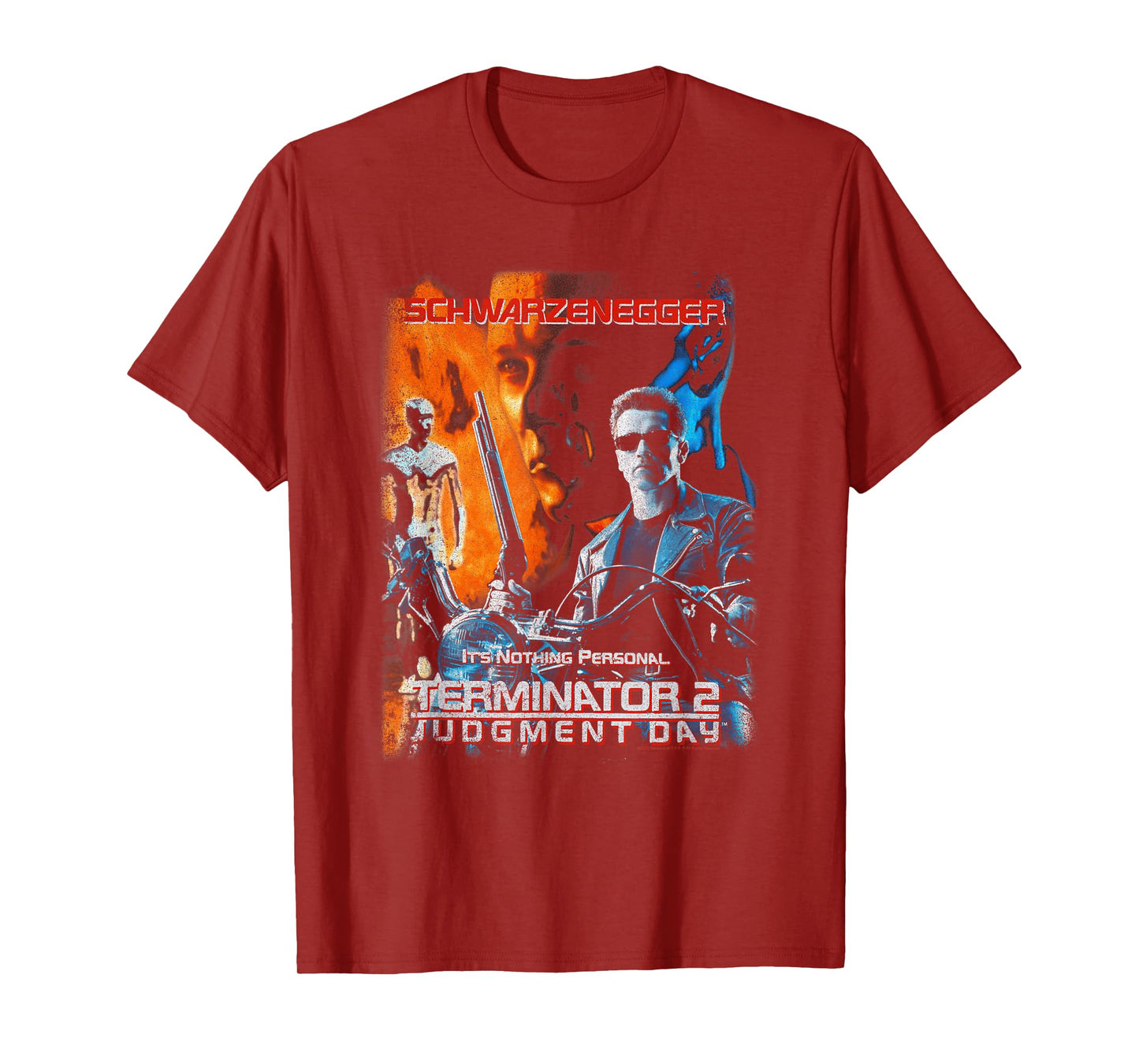 Terminator 2 Arnold Schwarzenegger Movie T-Shirt
