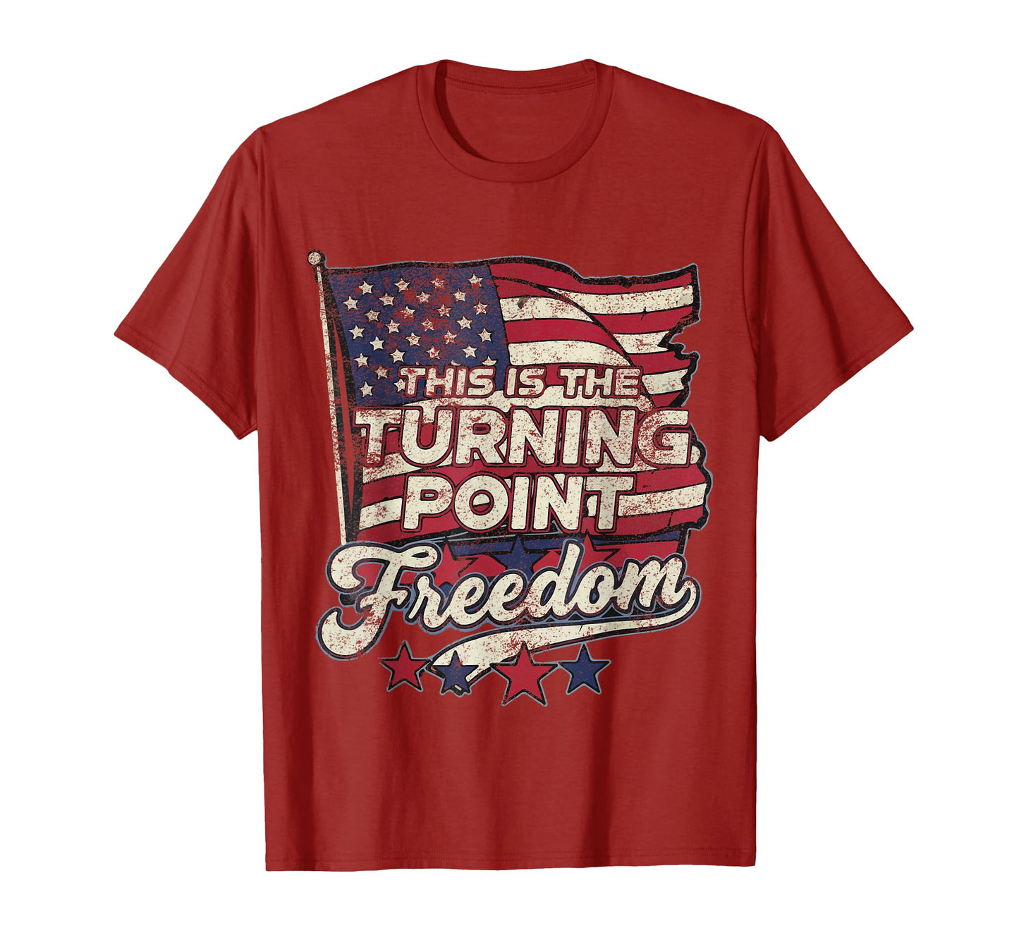 This is The Turning Point Freedom Patriotic American Flag T-Shirt