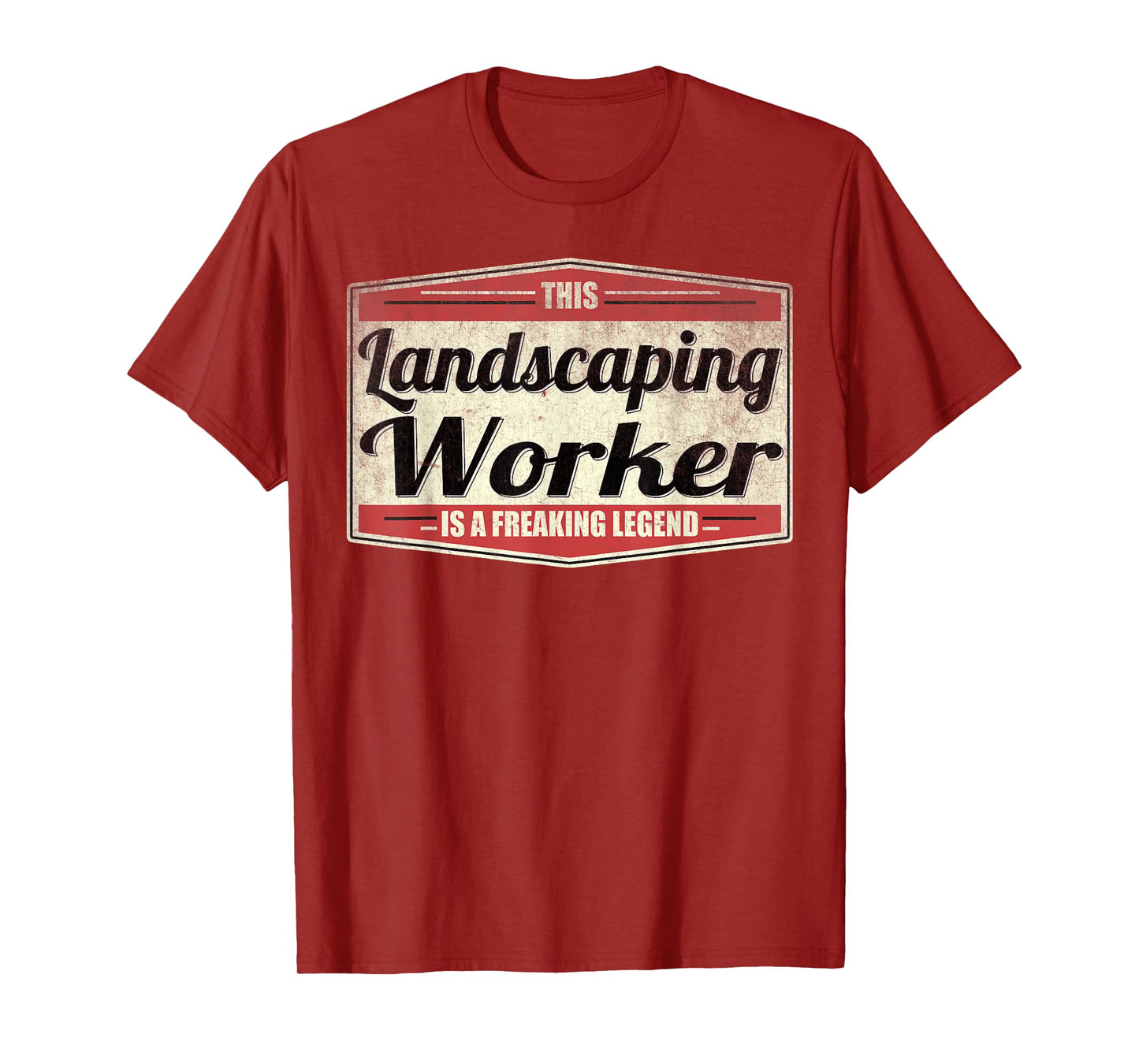 Funny Profession Quote Vintage Landscaping Worker T-Shirt