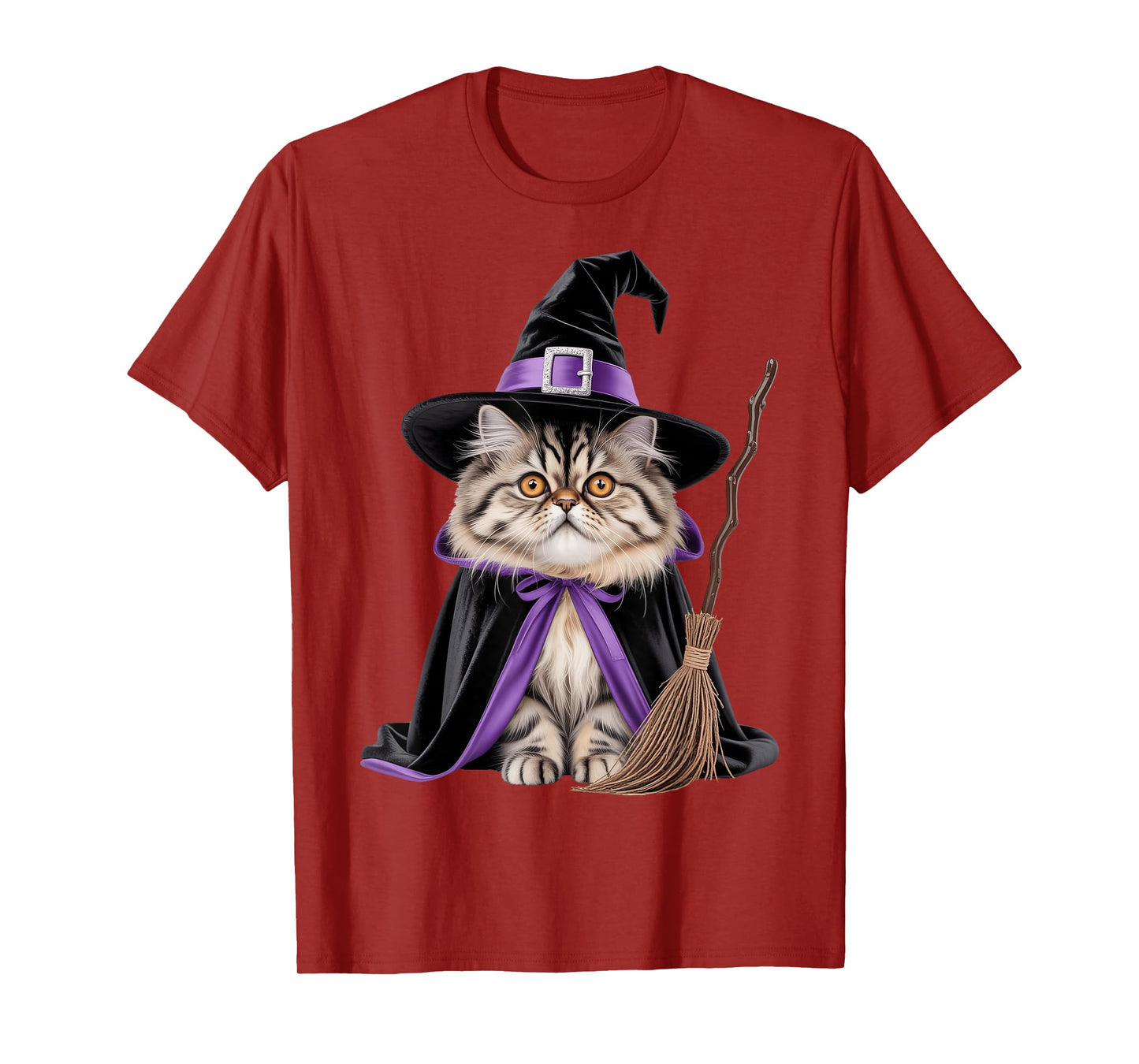 Cat Witch Halloween T-Shirt