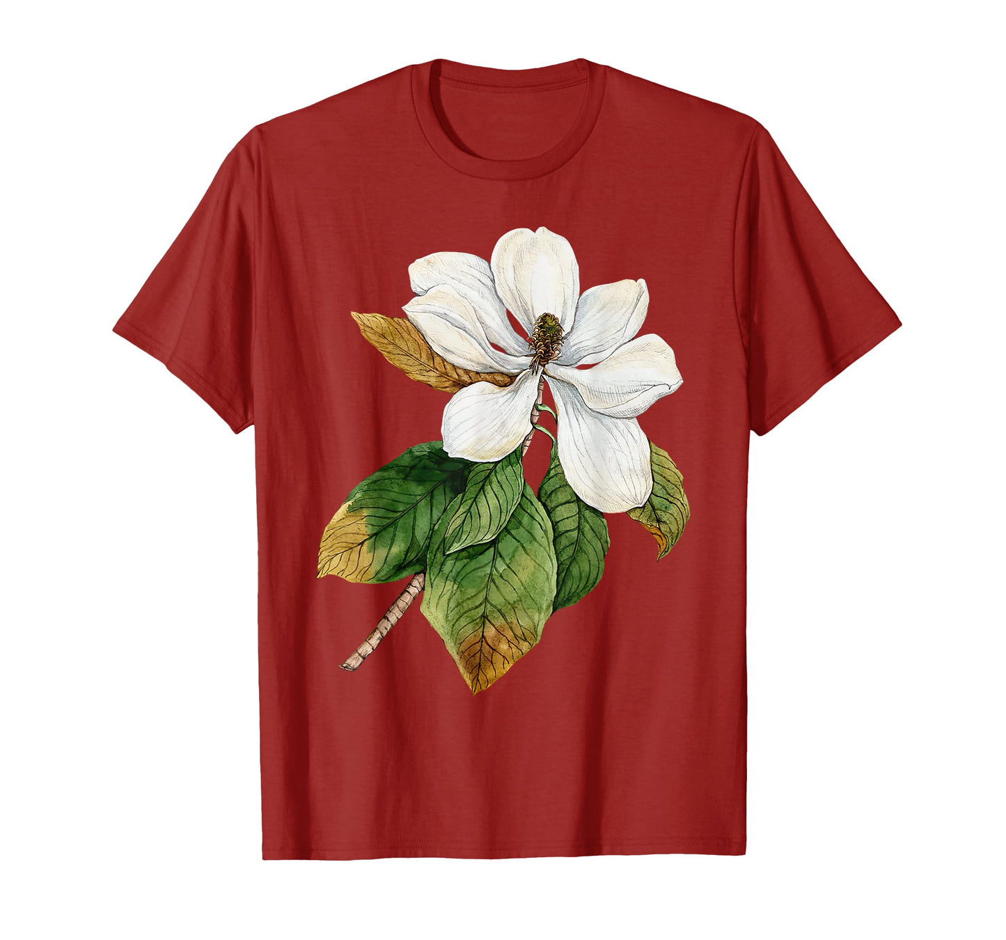 Boho Flower Magnolia Graphic Botanical Gardener Nature Lover T-Shirt