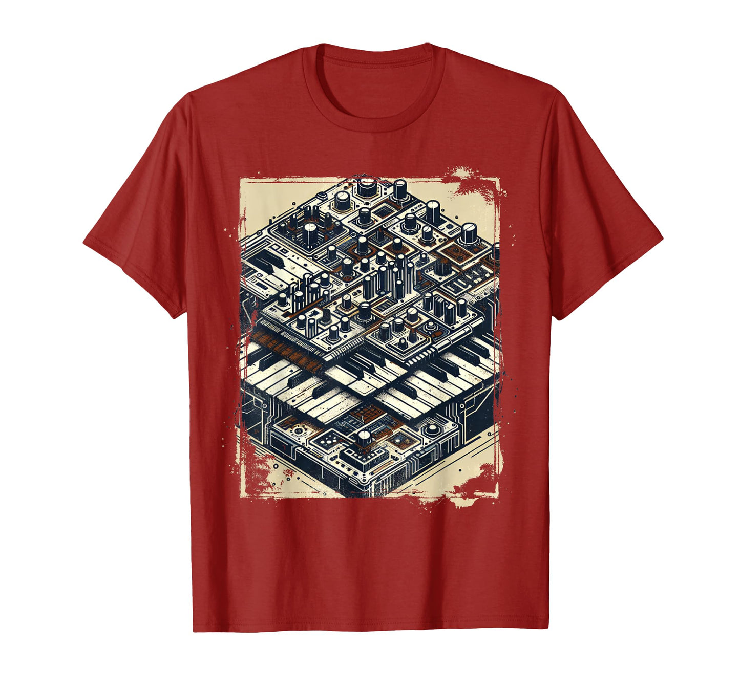 Cool Synthesizer 80s Vintage T-Shirt